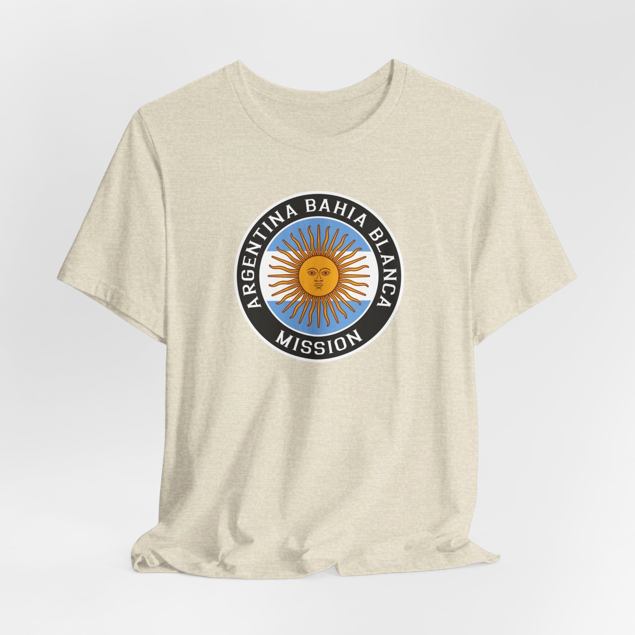 Argentina Bahia Blanca Mission Circular Flag T-shirt - Latter-Day Saint LDS Missionary Gift - Book of Mormon