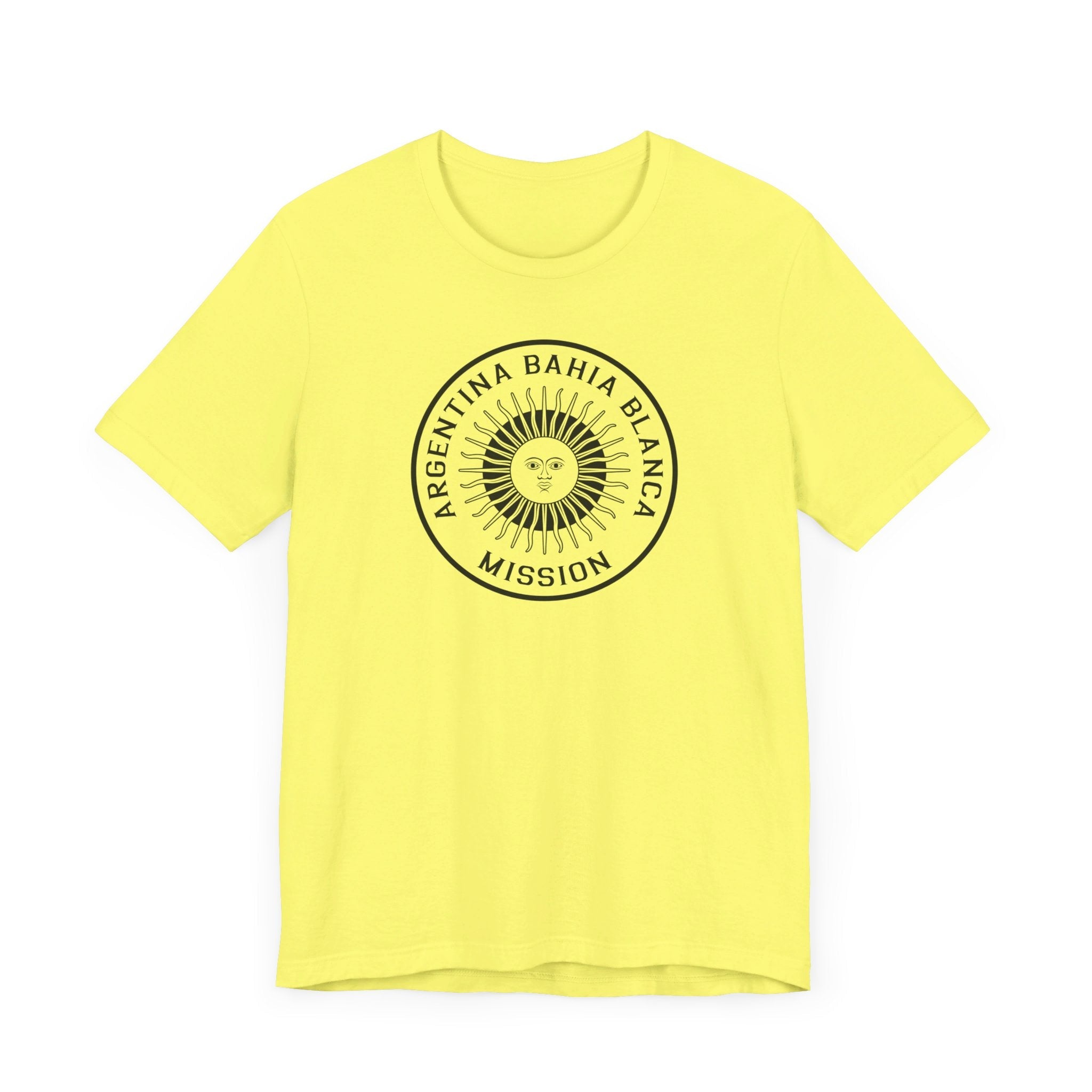 Argentina Bahia Blanca Mission Circular Monochrome Logo T-Shirt - Latter-Day Saint LDS Missionary Gift - Book of Mormon