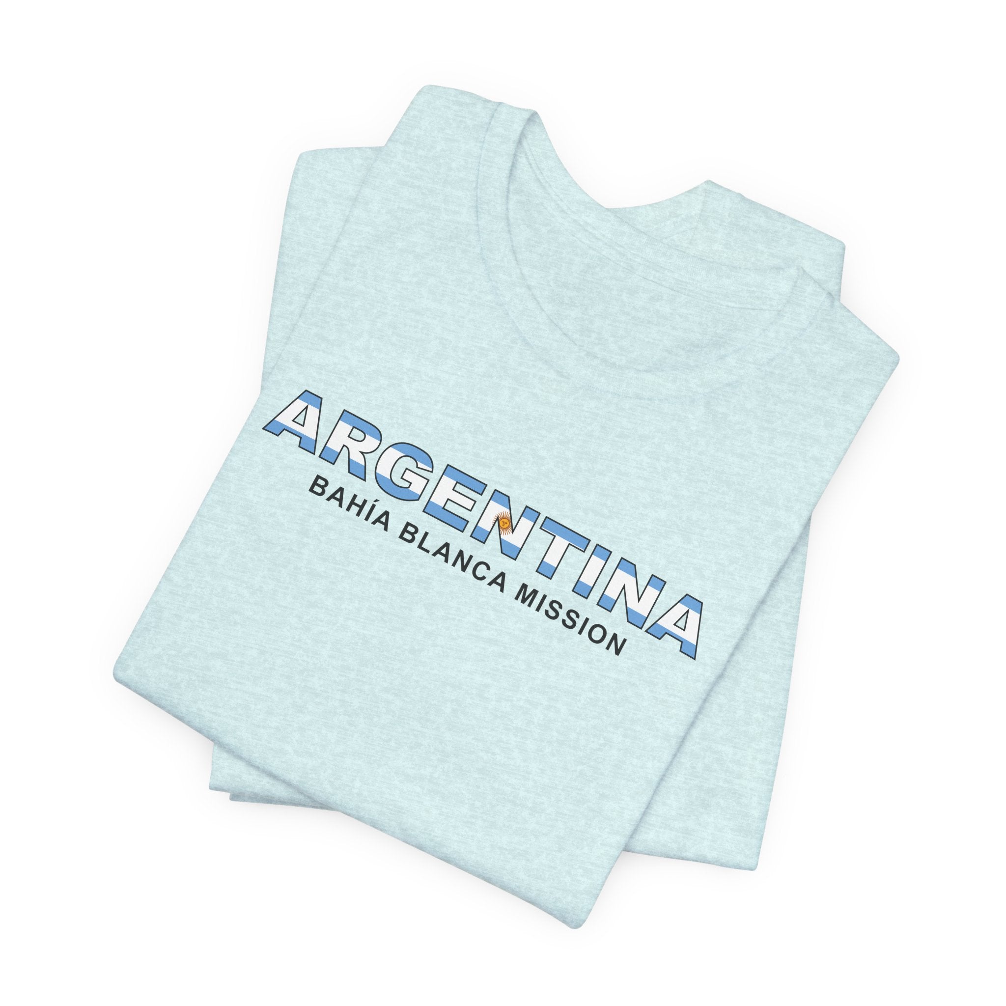Argentina Bahia Blanca Mission Flag Title T-shirt - Mission Wishlist - LDS Missionary Gift Store