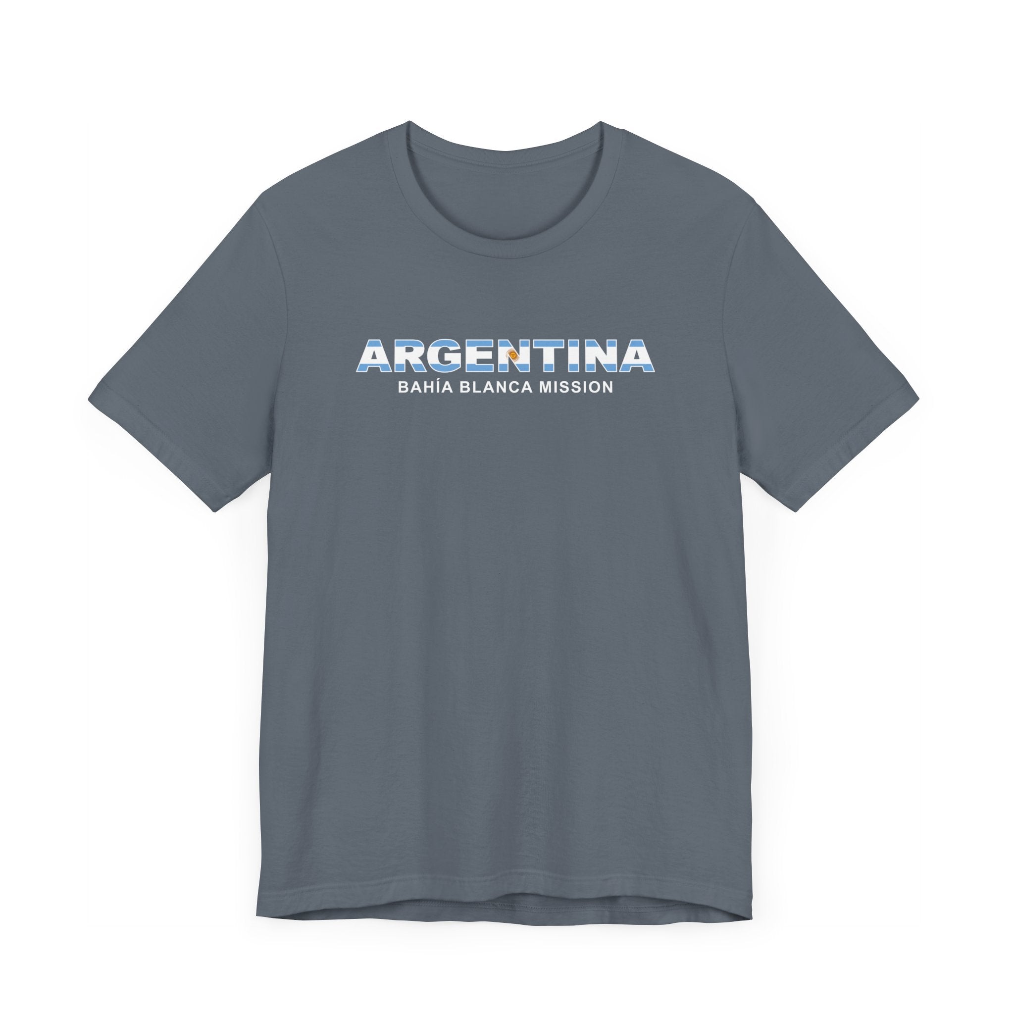 Argentina Bahia Blanca Mission Flag Title T-shirt - Mission Wishlist - LDS Missionary Gift Store