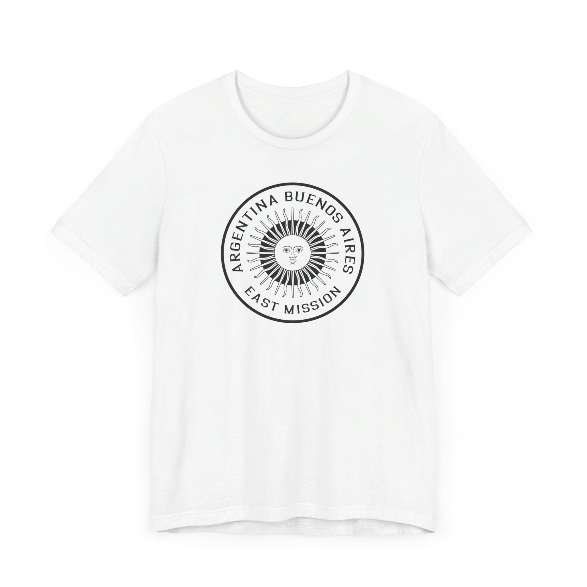 Argentina Buenos Aires East Mission Circular Monochrome Logo T-Shirt - Mission Wishlist - LDS Missionary Gift Store