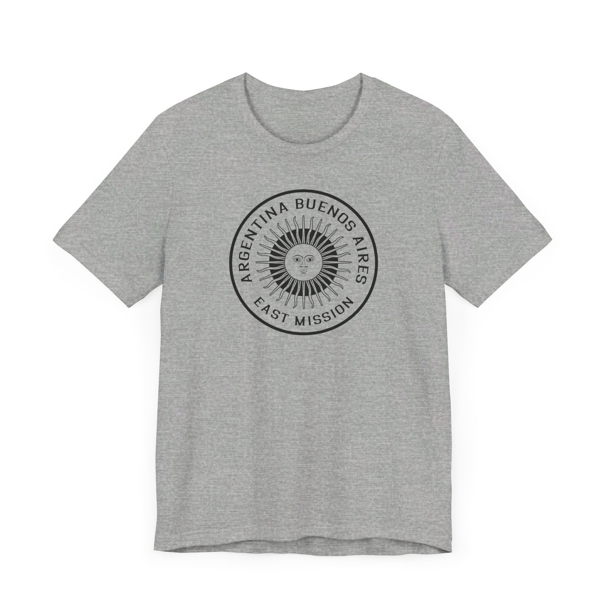 Argentina Buenos Aires East Mission Circular Monochrome Logo T-Shirt - Mission Wishlist - LDS Missionary Gift Store
