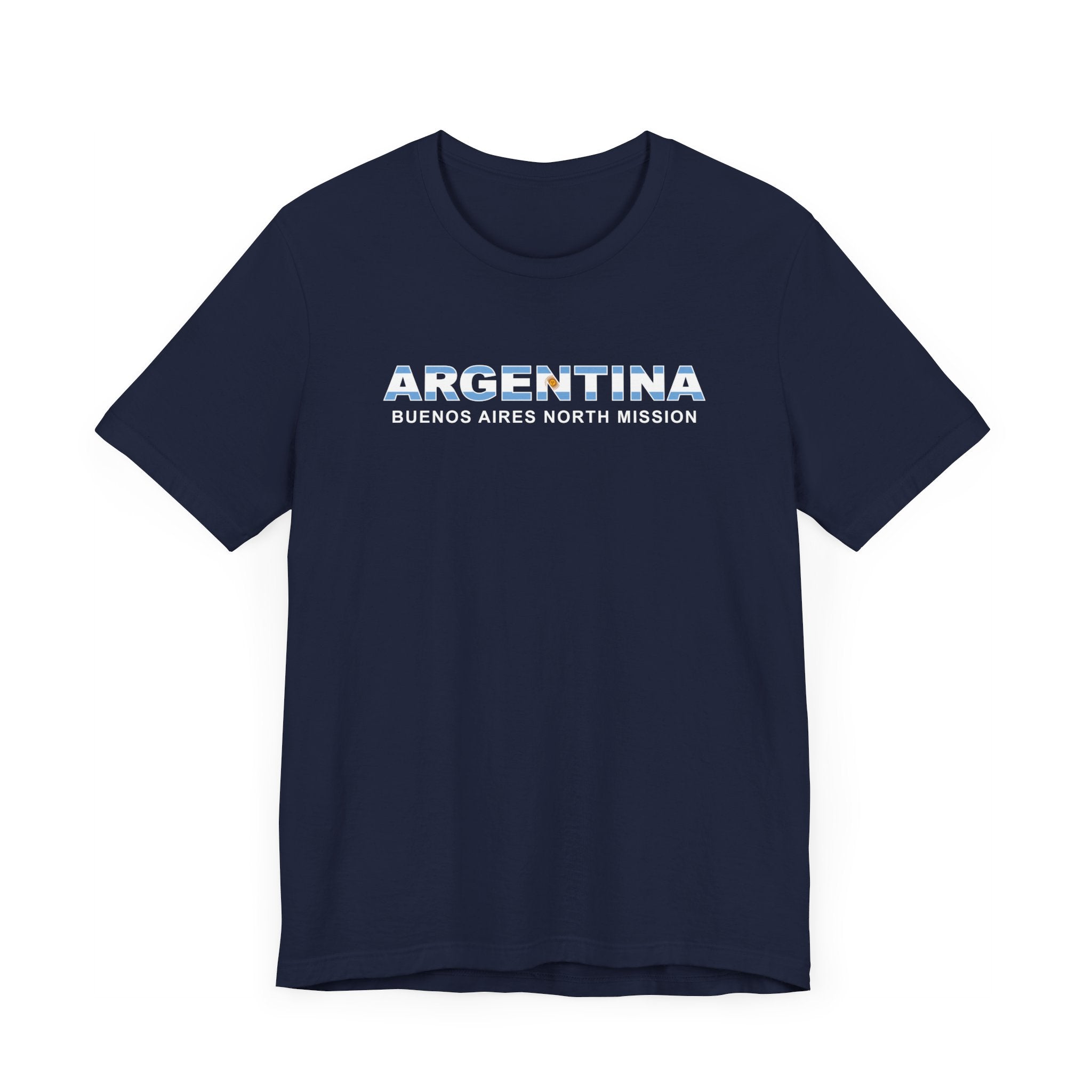 Argentina Buenos Aires North Mission Flag Title T-shirt - Mission Wishlist - LDS Missionary Gift Store