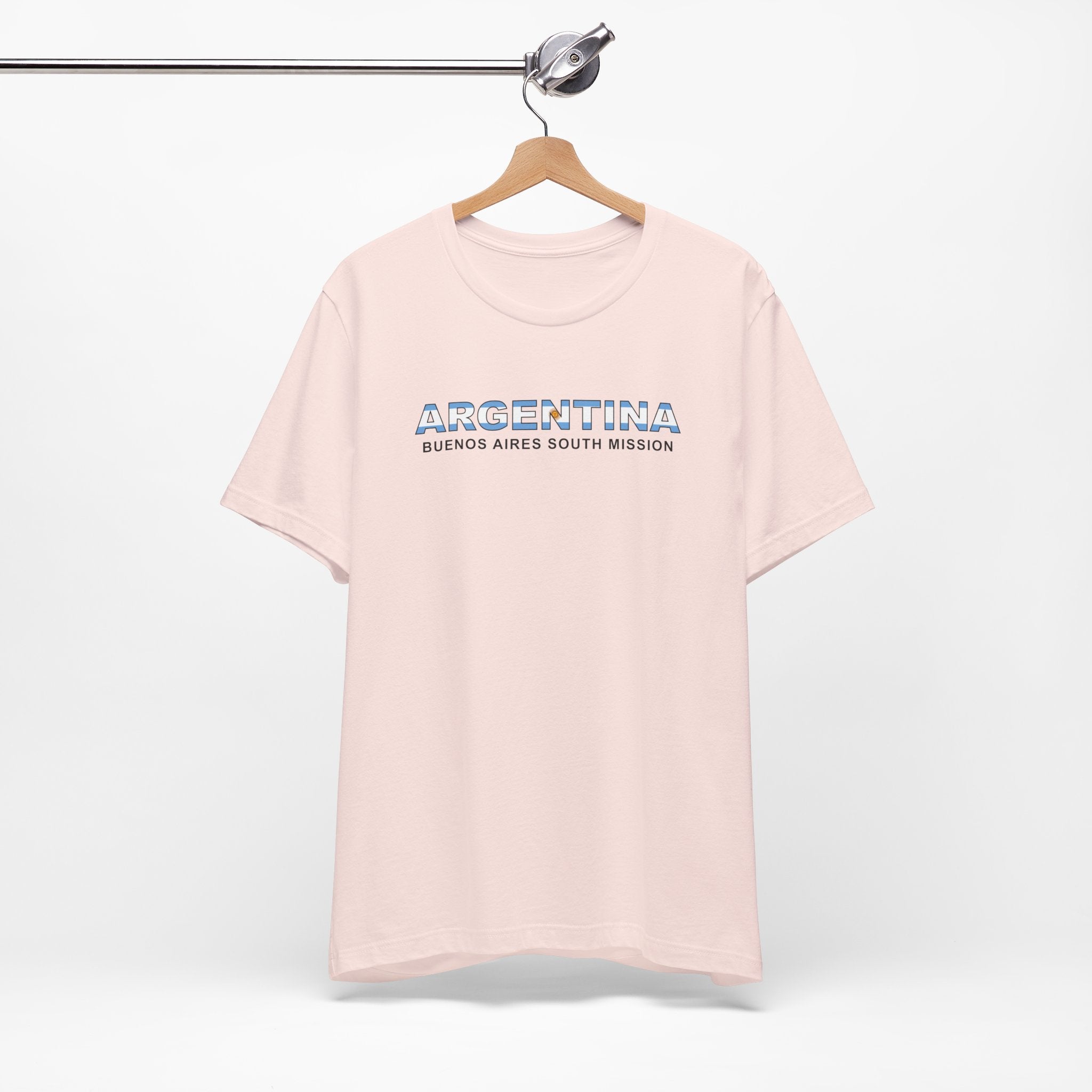 Argentina Buenos Aires South Mission Flag Title T-shirt - Mission Wishlist - LDS Missionary Gift Store