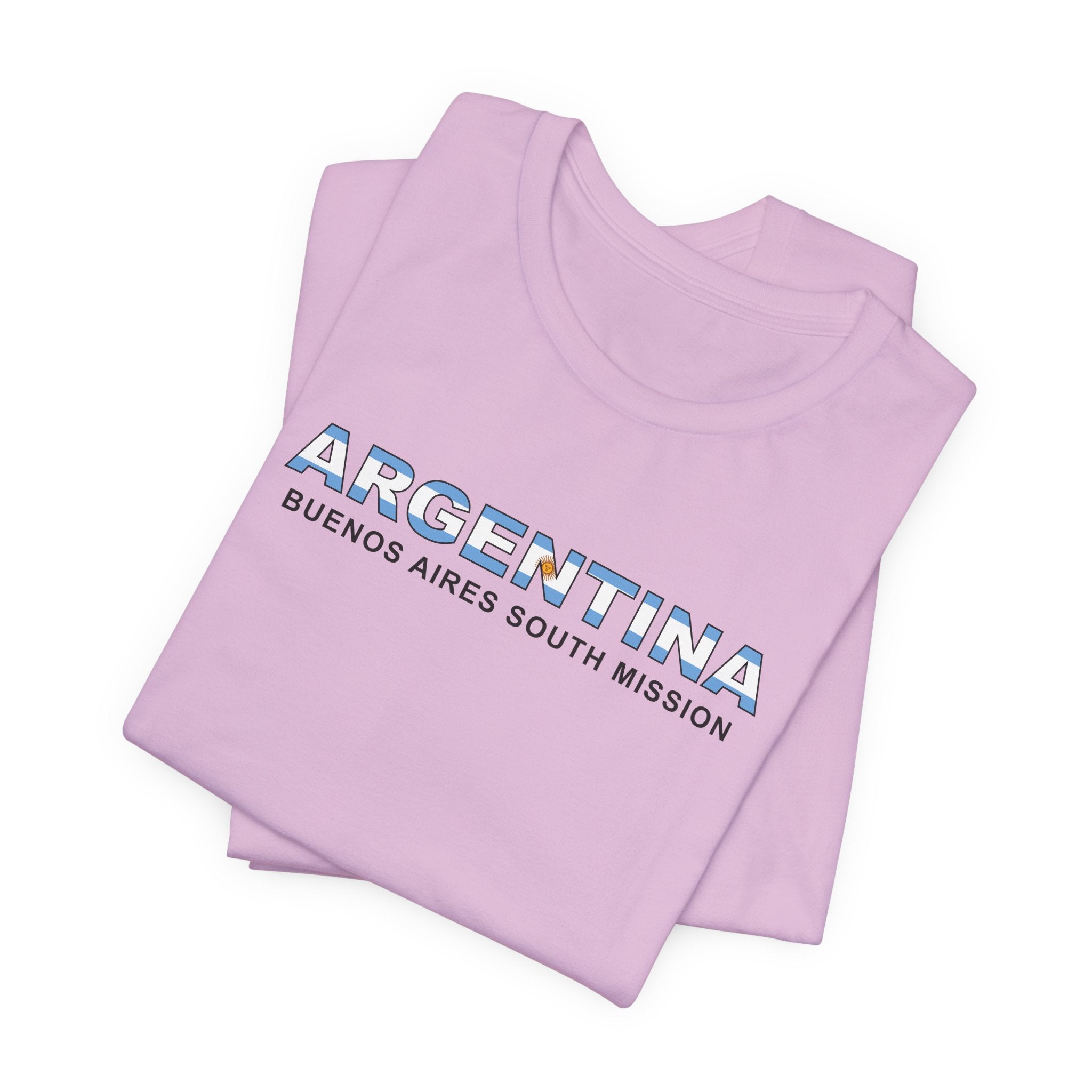 Argentina Buenos Aires South Mission Flag Title T-shirt - Mission Wishlist - LDS Missionary Gift Store