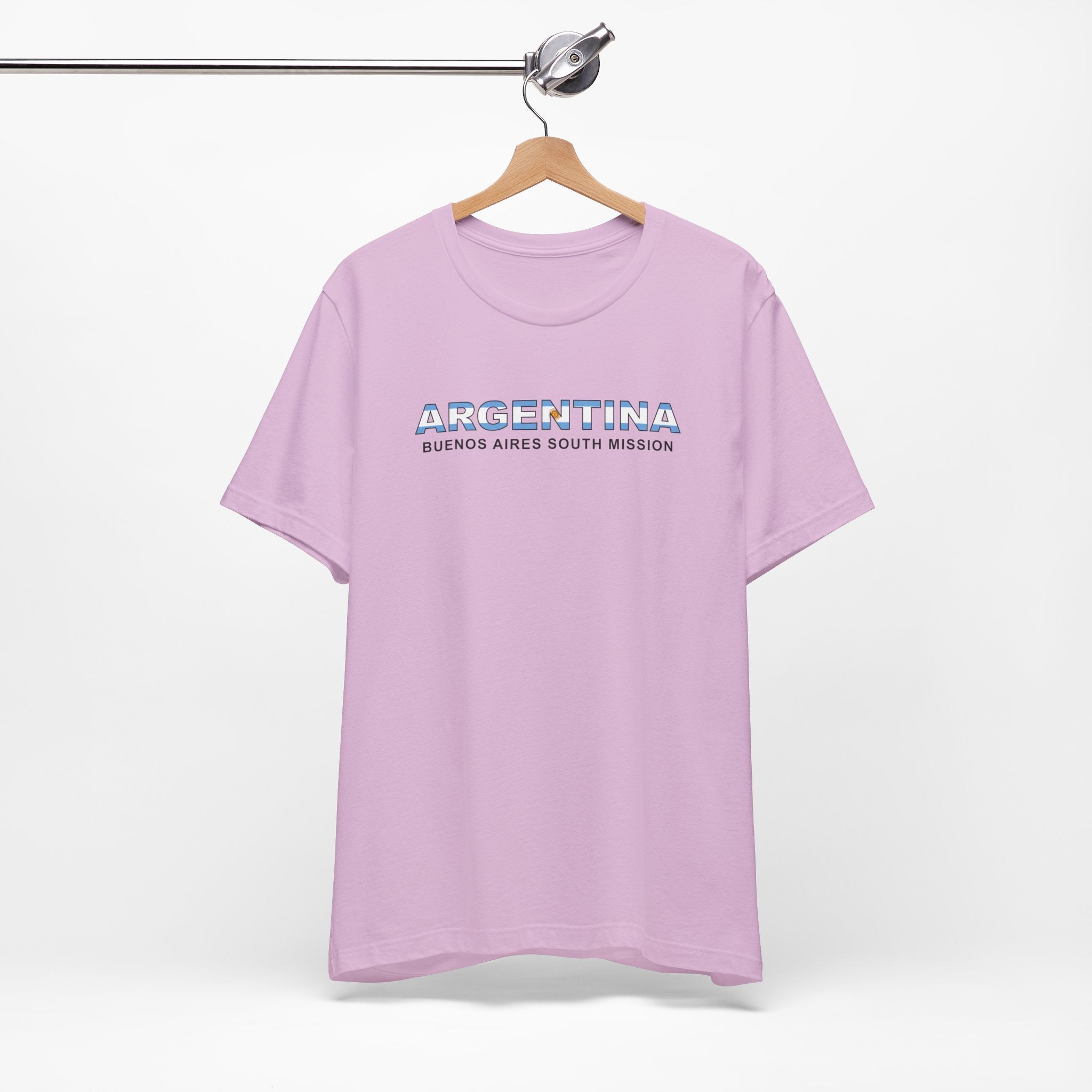 Argentina Buenos Aires South Mission Flag Title T-shirt - Mission Wishlist - LDS Missionary Gift Store