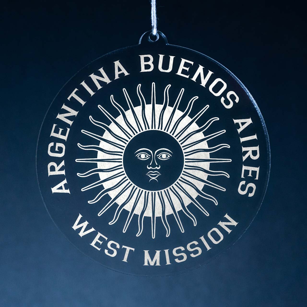 Argentina Buenos Aires West Mission Christmas Ornament - Latter-Day Saint LDS Missionary Gift - Book of Mormon