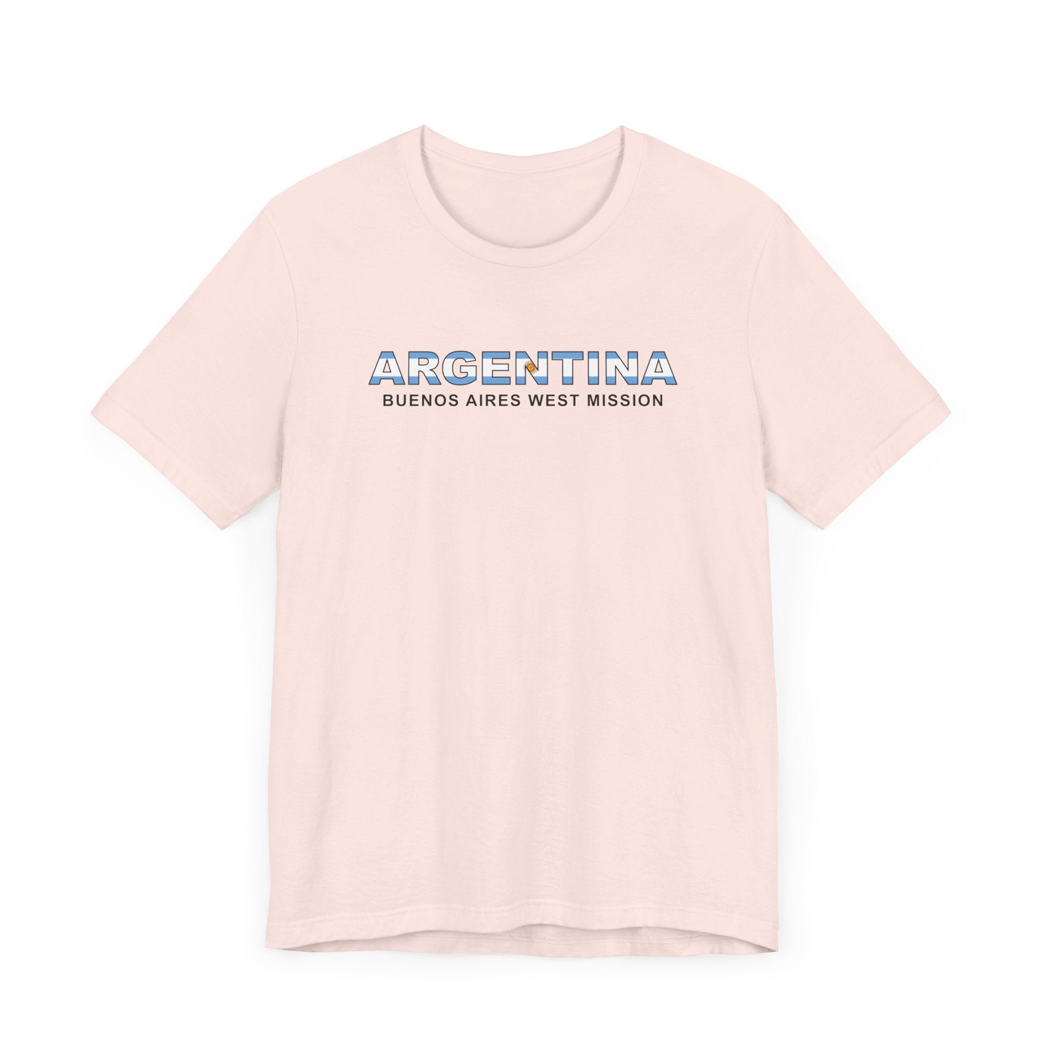 Argentina Buenos Aires West Mission Flag Title T-shirt - Mission Wishlist - LDS Missionary Gift Store