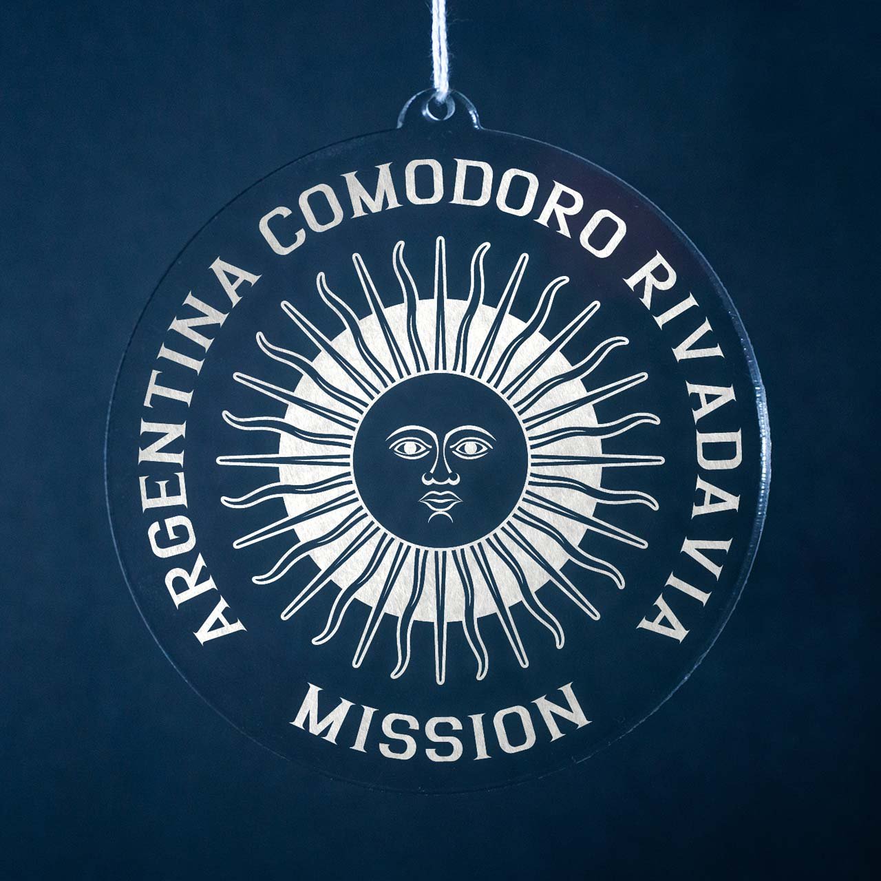 Argentina Comodoro Rivadavia Mission Christmas Ornament - Latter-Day Saint LDS Missionary Gift - Book of Mormon