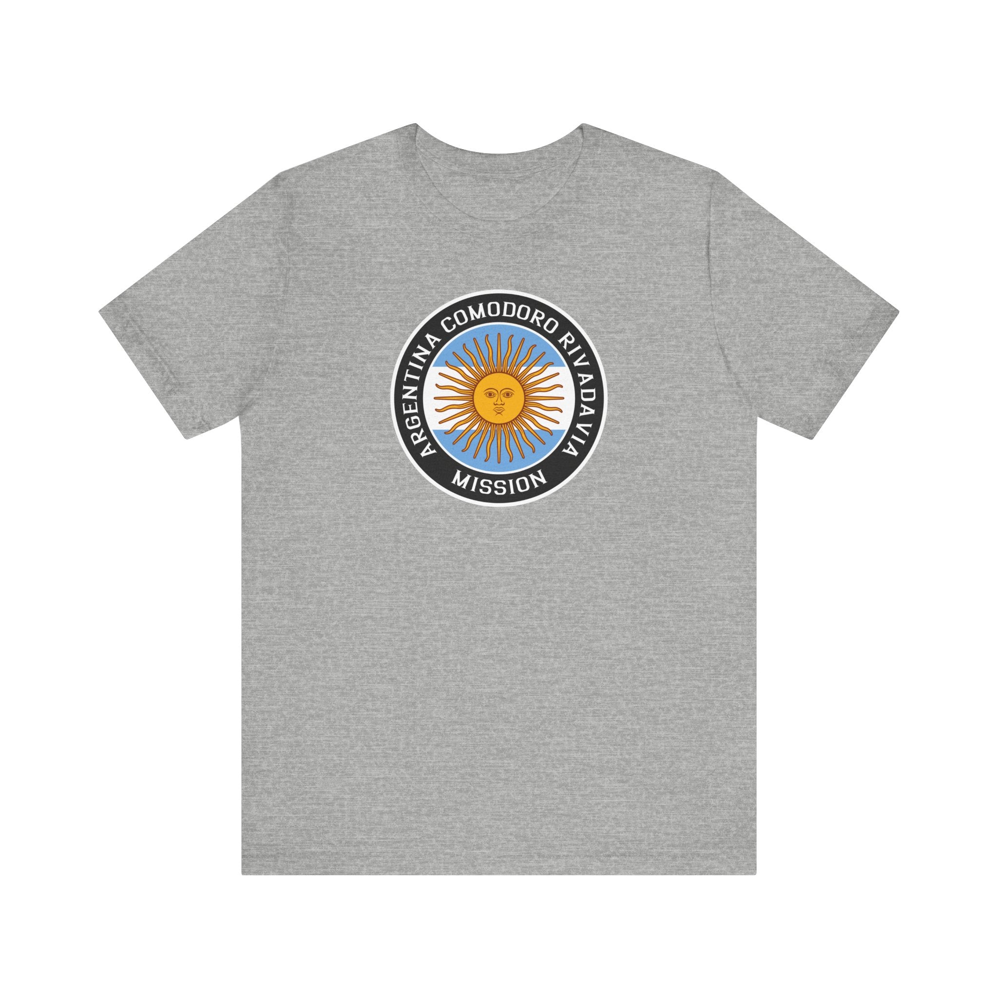 Argentina Comodoro Rivadavia Mission Circular Flag T-shirt - Mission Wishlist - LDS Missionary Gift Store