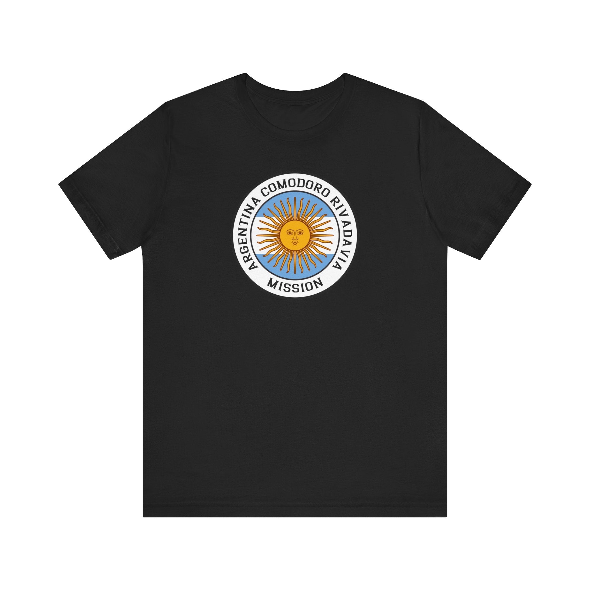 Argentina Comodoro Rivadavia Mission Circular Flag T-shirt - Mission Wishlist - LDS Missionary Gift Store