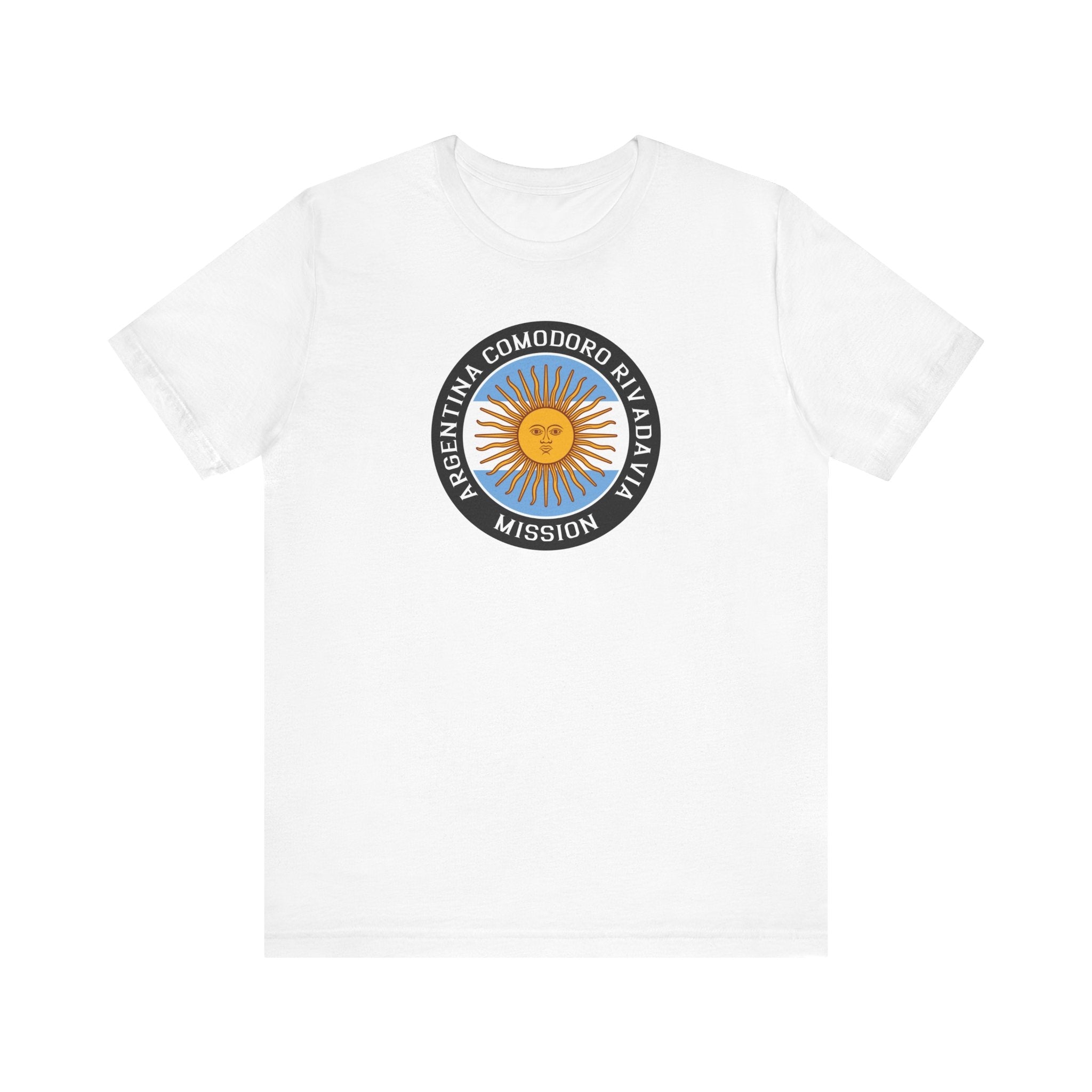 Argentina Comodoro Rivadavia Mission Circular Flag T-shirt - Mission Wishlist - LDS Missionary Gift Store