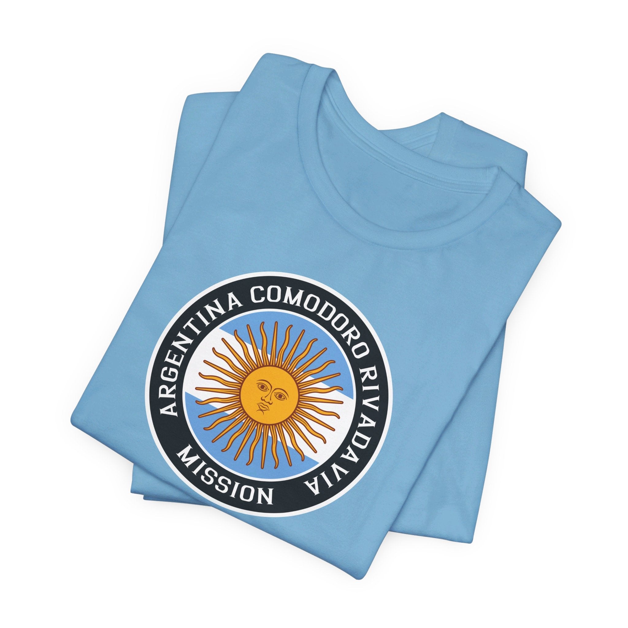 Argentina Comodoro Rivadavia Mission Circular Flag T-shirt - Mission Wishlist - LDS Missionary Gift Store