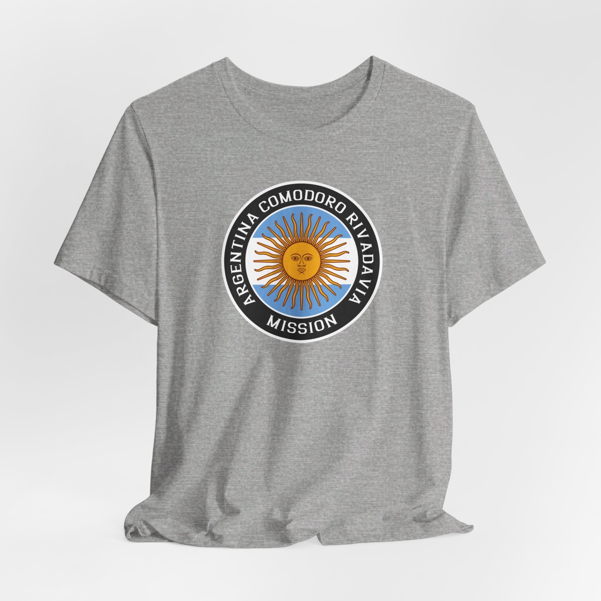 Argentina Comodoro Rivadavia Mission Circular Flag T-shirt - Mission Wishlist - LDS Missionary Gift Store