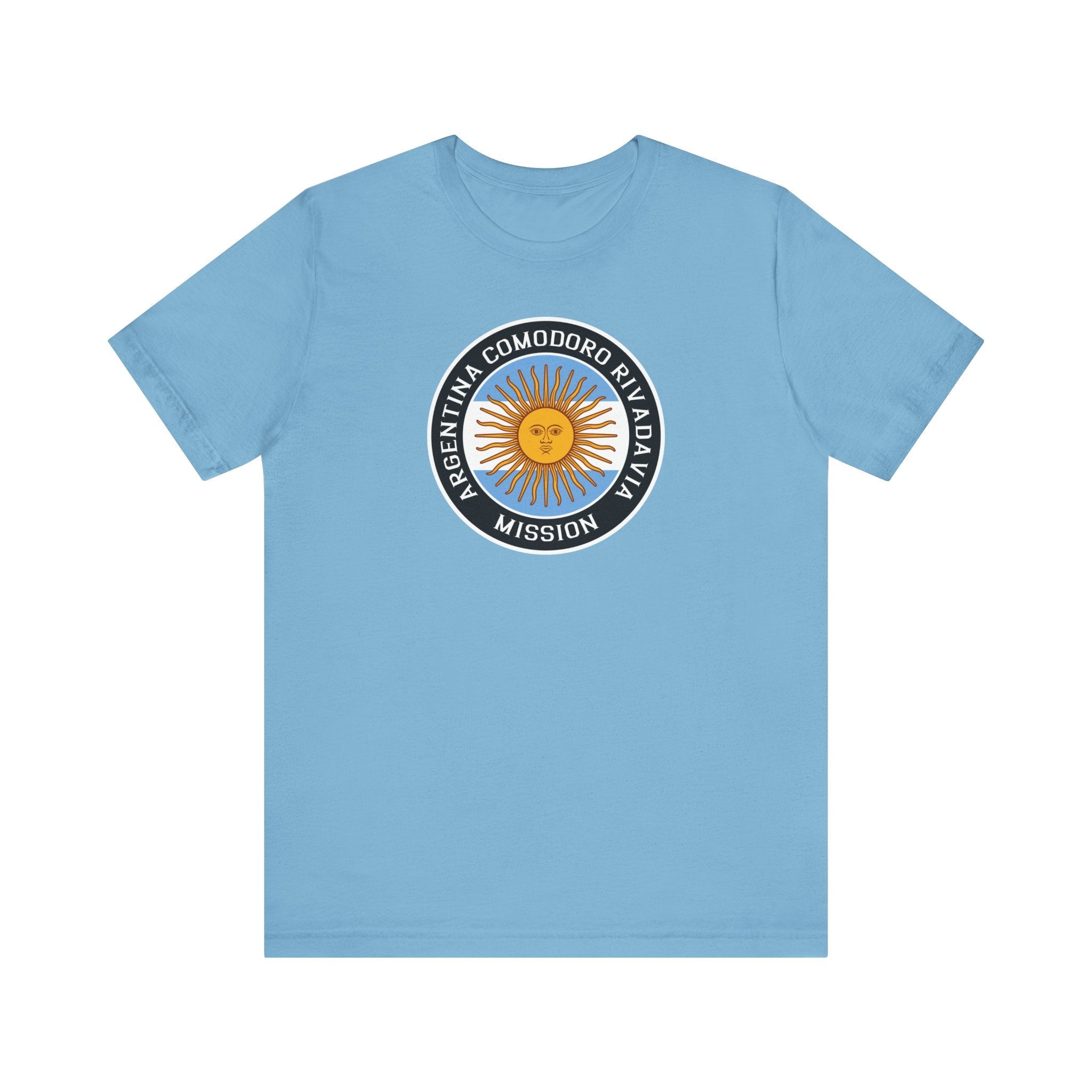 Argentina Comodoro Rivadavia Mission Circular Flag T-shirt - Mission Wishlist - LDS Missionary Gift Store