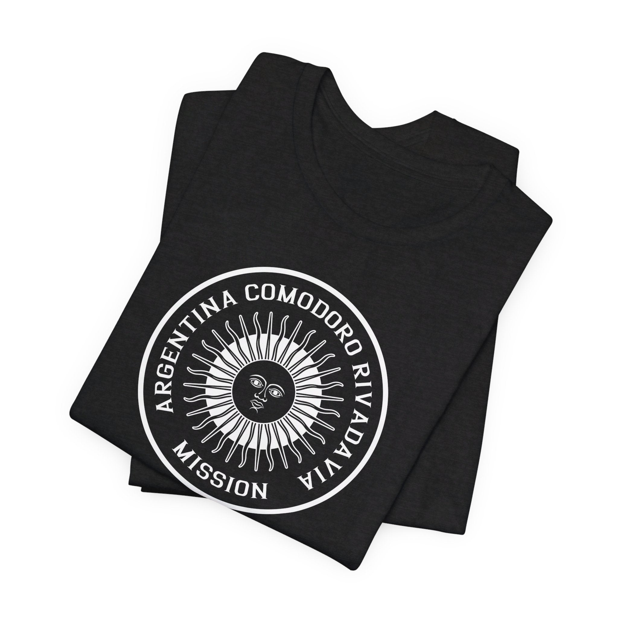 Argentina Comodoro Rivadavia Mission Circular Monochrome Logo T-Shirt - Mission Wishlist - LDS Missionary Gift Store