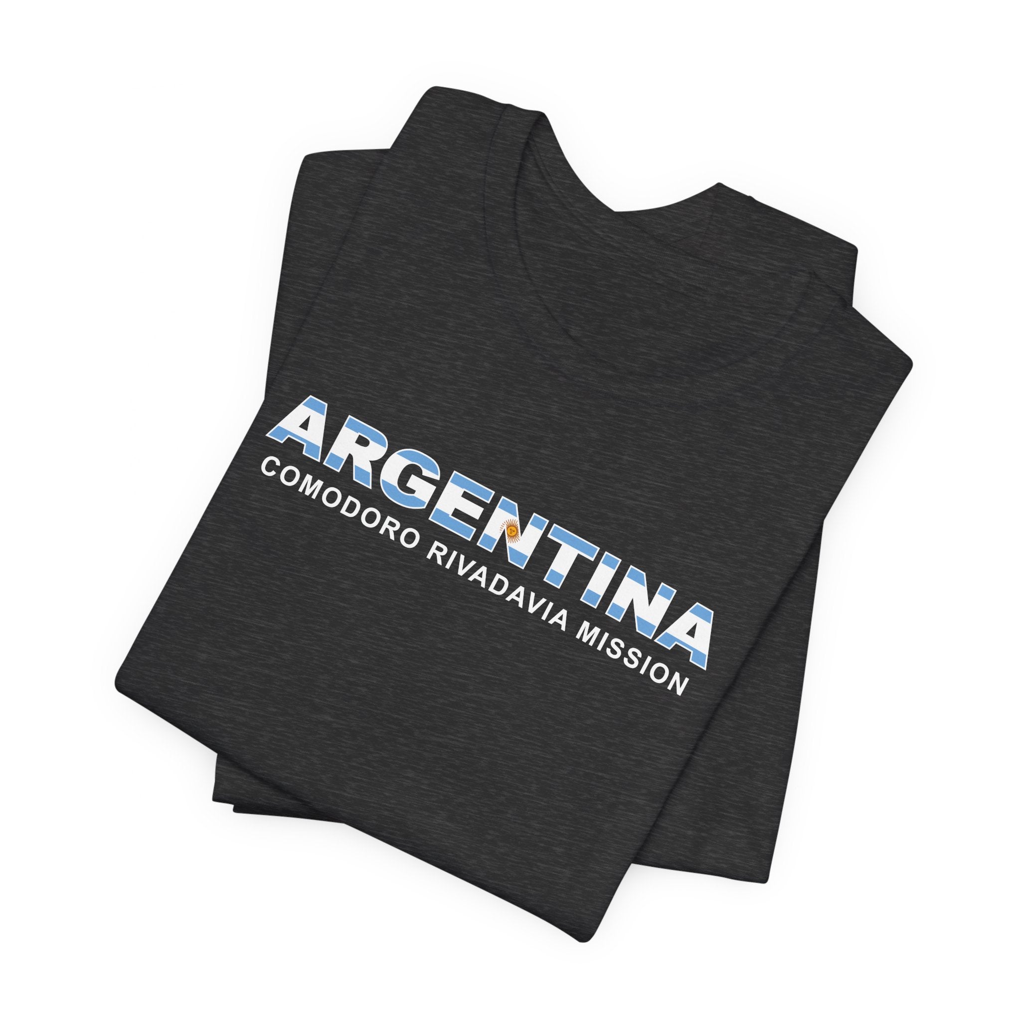 Argentina Comodoro Rivadavia Mission Flag Title T-shirt - Mission Wishlist - LDS Missionary Gift Store