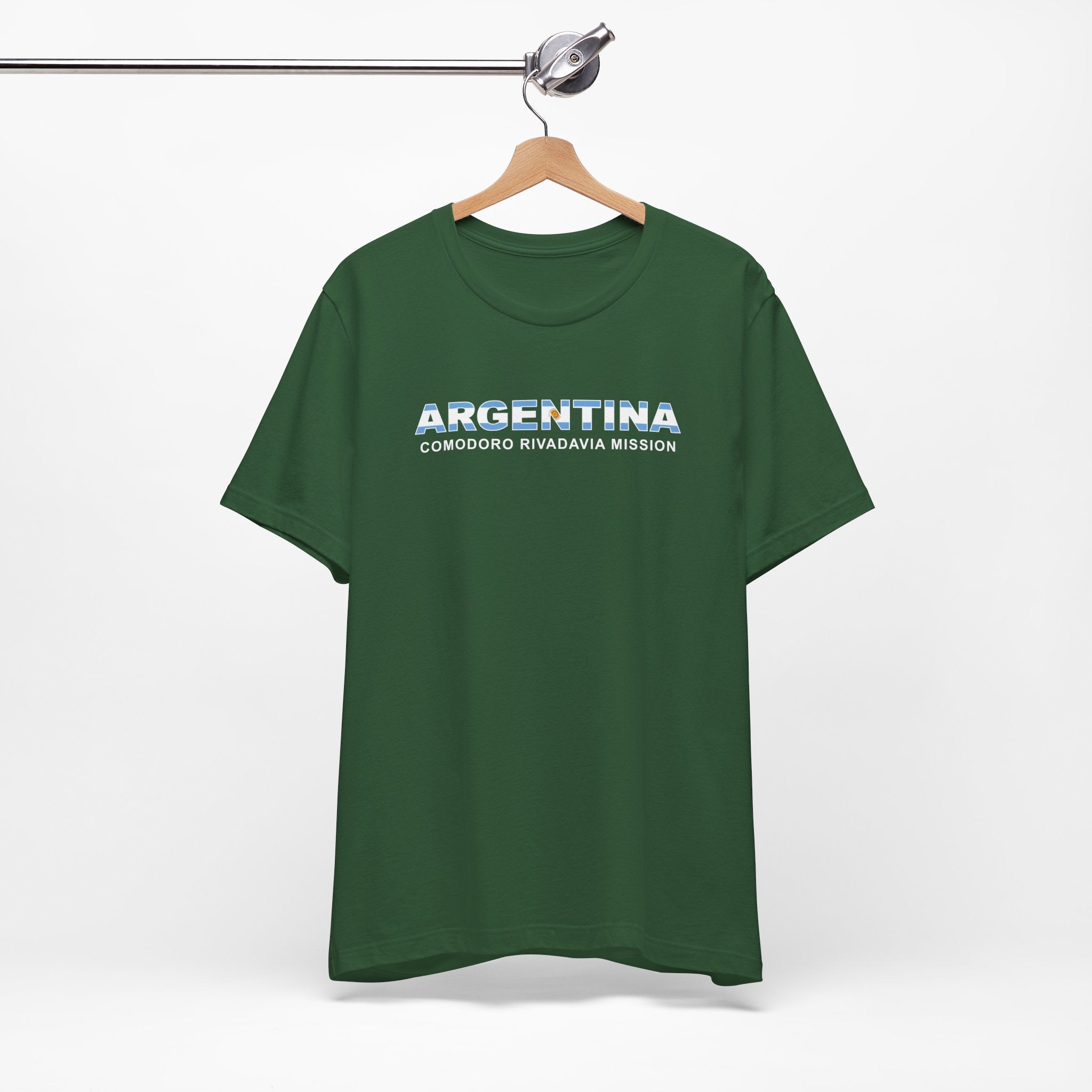 Argentina Comodoro Rivadavia Mission Flag Title T-shirt - Mission Wishlist - LDS Missionary Gift Store