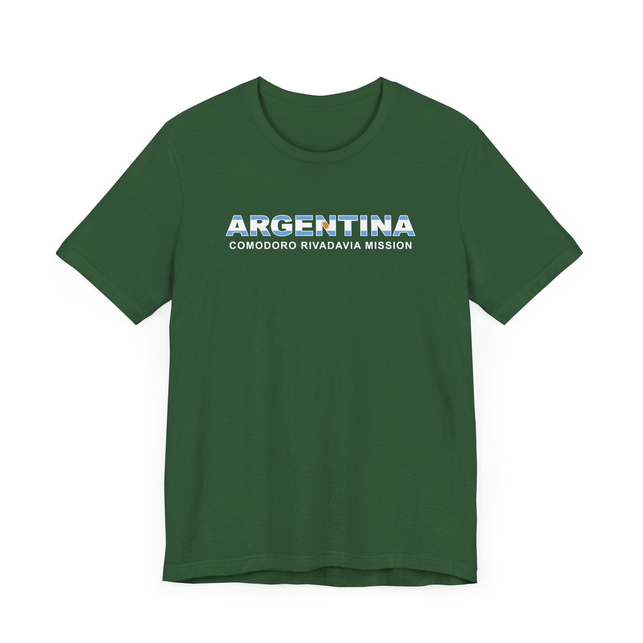 Argentina Comodoro Rivadavia Mission Flag Title T-shirt - Mission Wishlist - LDS Missionary Gift Store