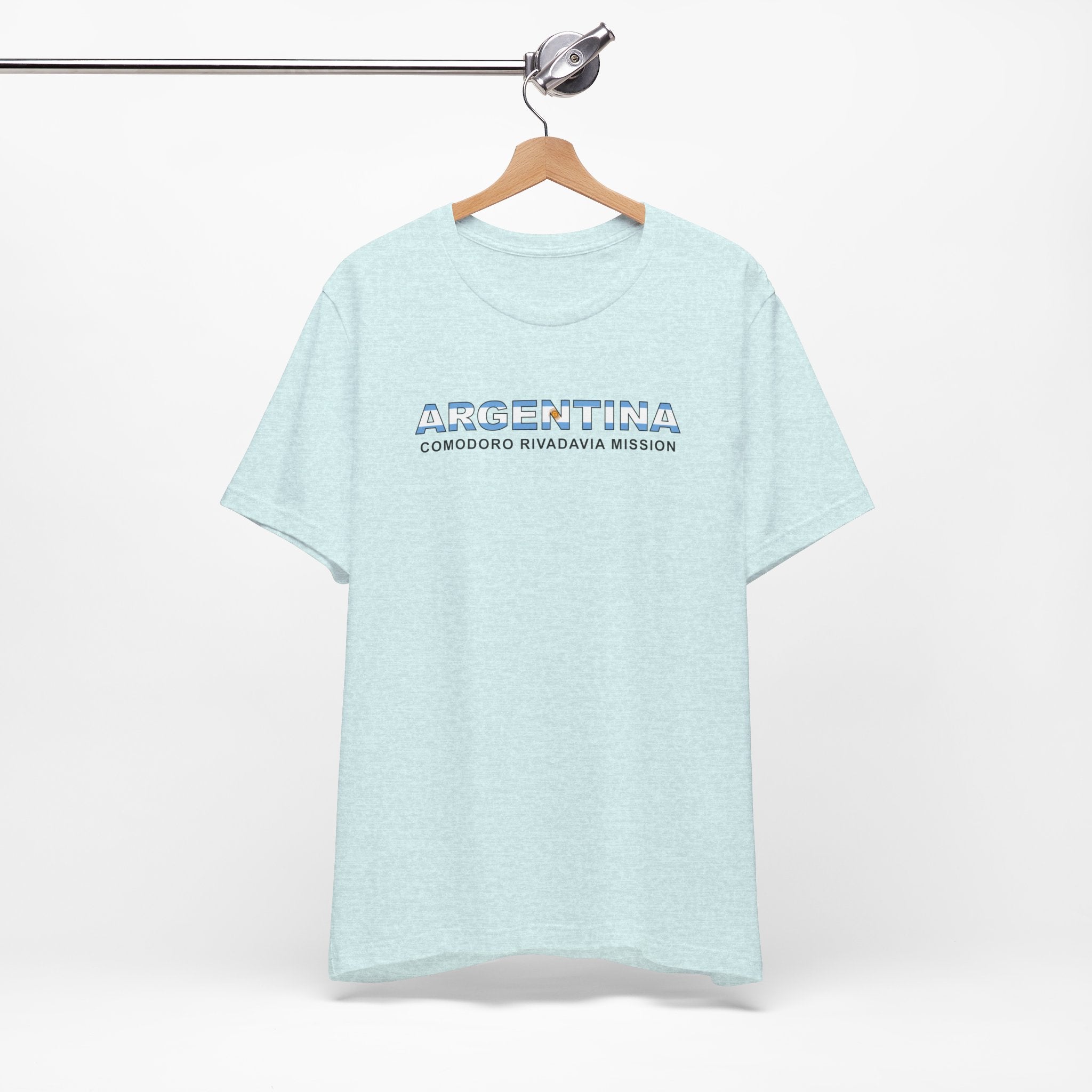 Argentina Comodoro Rivadavia Mission Flag Title T-shirt - Mission Wishlist - LDS Missionary Gift Store