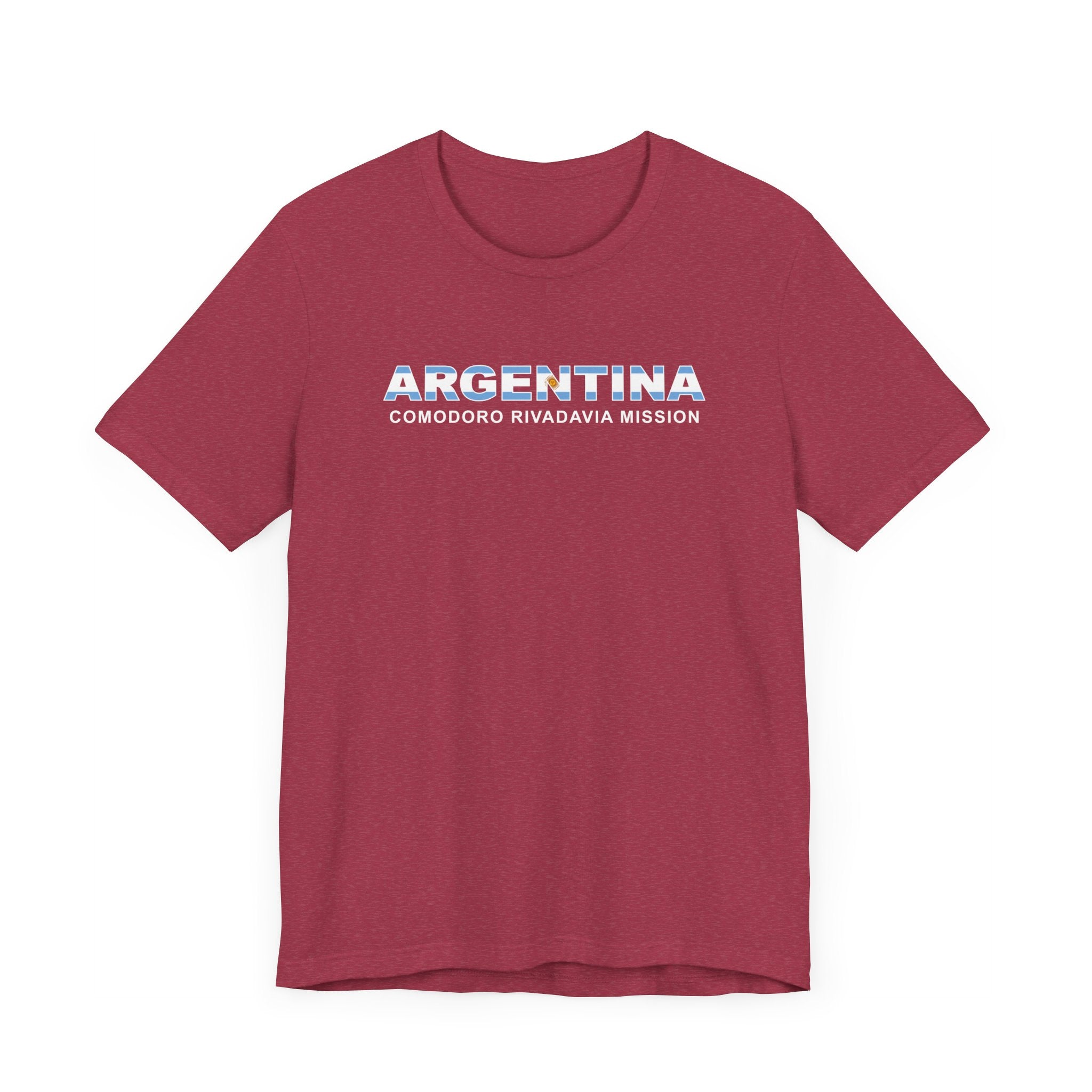 Argentina Comodoro Rivadavia Mission Flag Title T-shirt - Mission Wishlist - LDS Missionary Gift Store