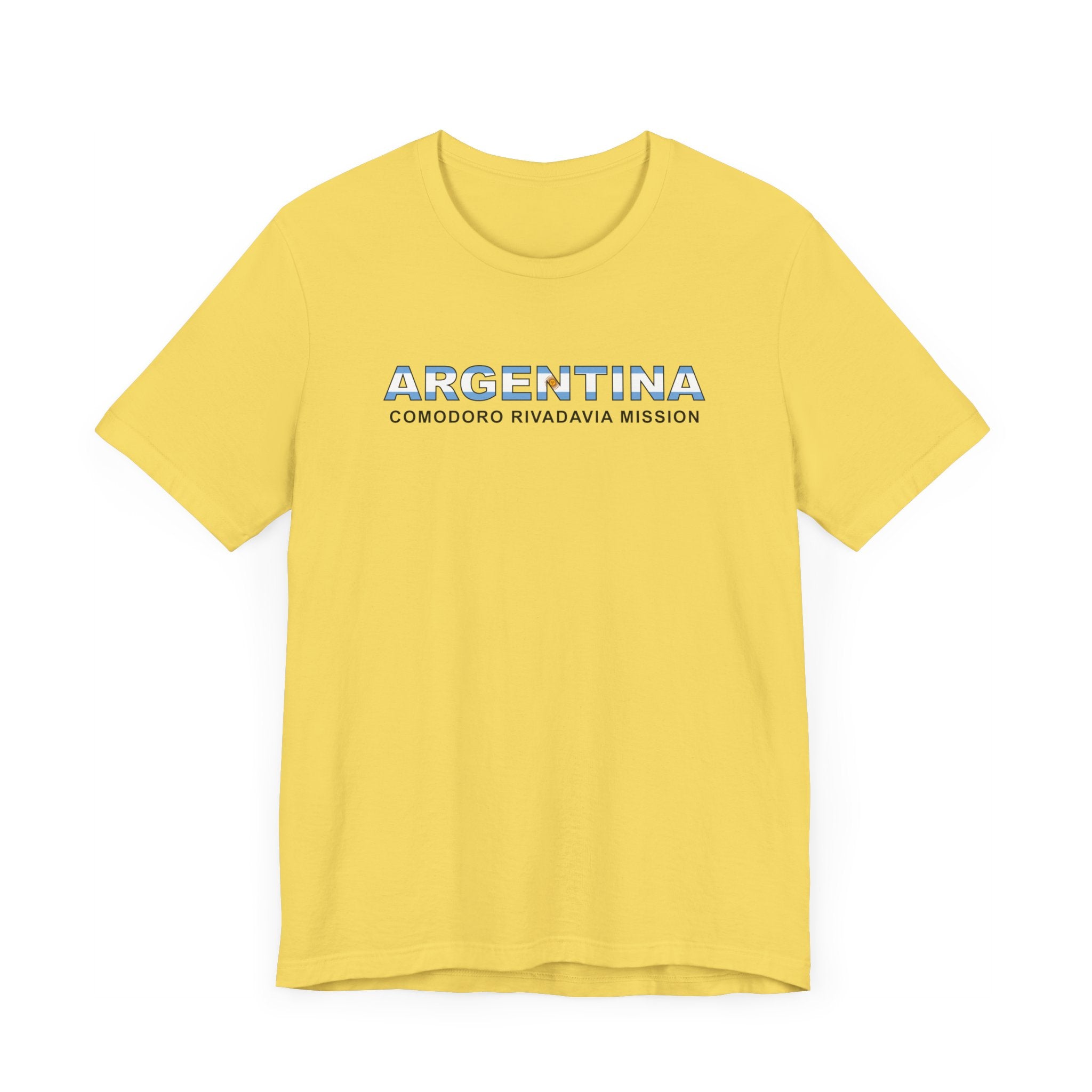 Argentina Comodoro Rivadavia Mission Flag Title T-shirt - Mission Wishlist - LDS Missionary Gift Store