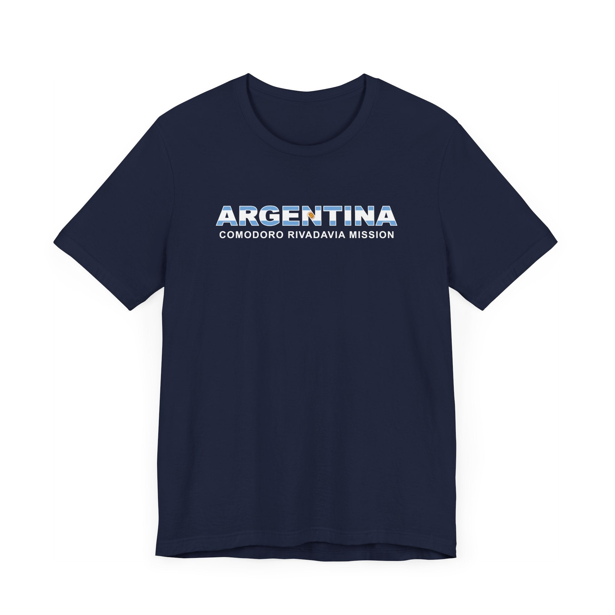 Argentina Comodoro Rivadavia Mission Flag Title T-shirt - Mission Wishlist - LDS Missionary Gift Store