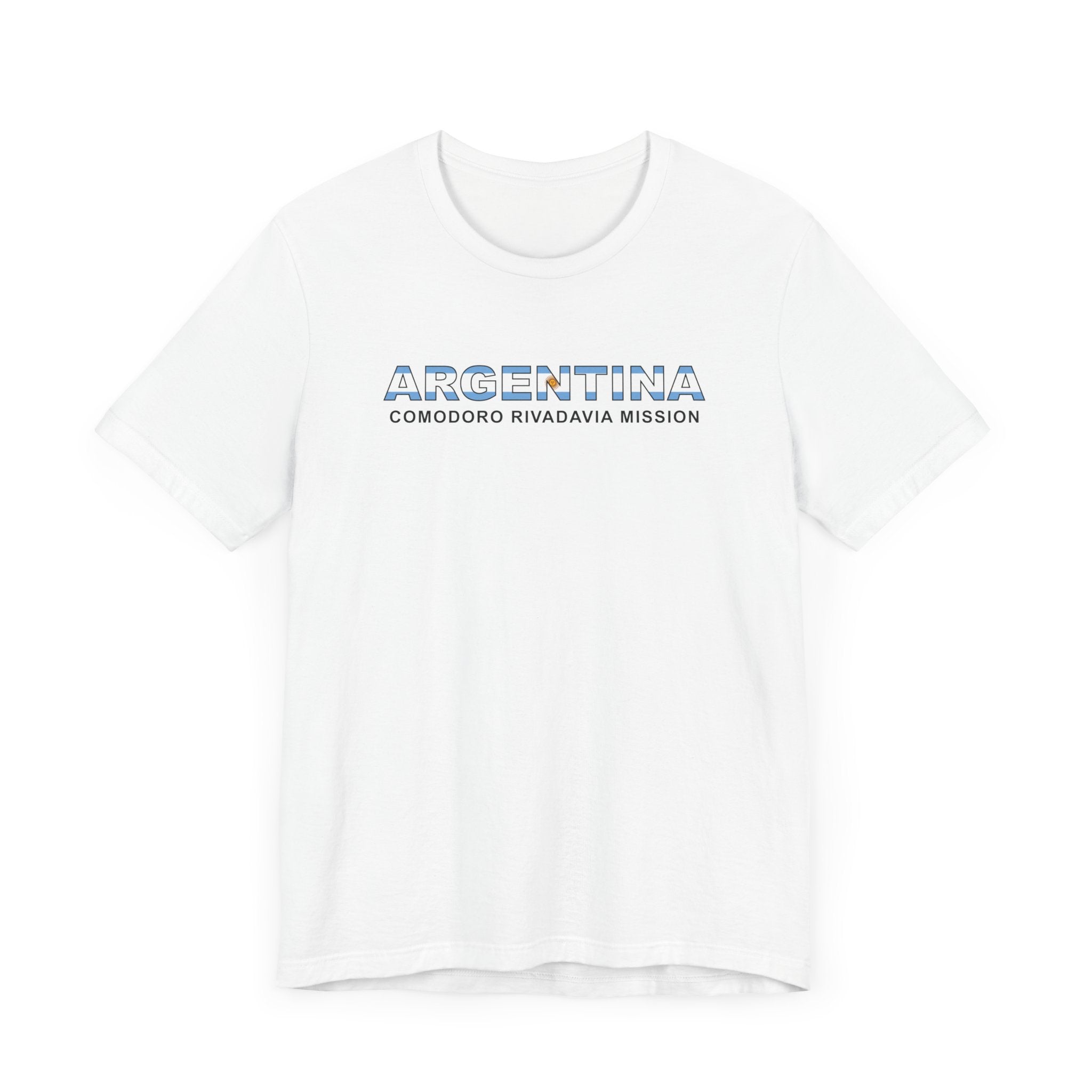 Argentina Comodoro Rivadavia Mission Flag Title T-shirt - Mission Wishlist - LDS Missionary Gift Store