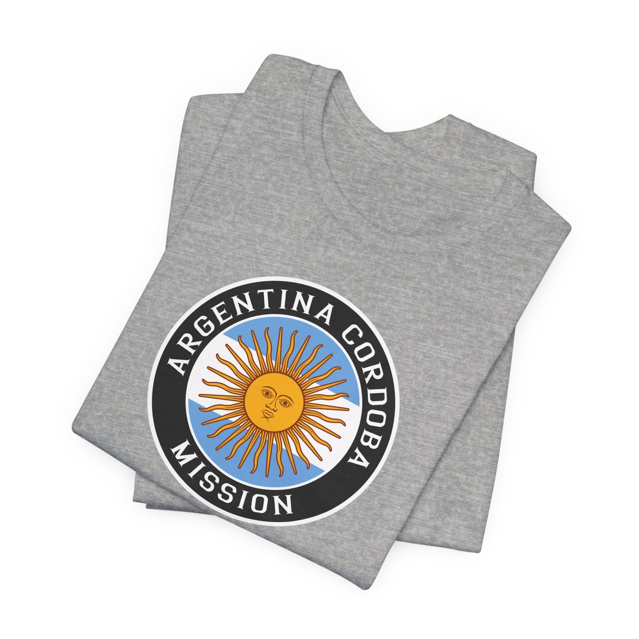 Argentina Cordoba Mission Circular Flag T-shirt - Mission Wishlist - LDS Missionary Gift Store