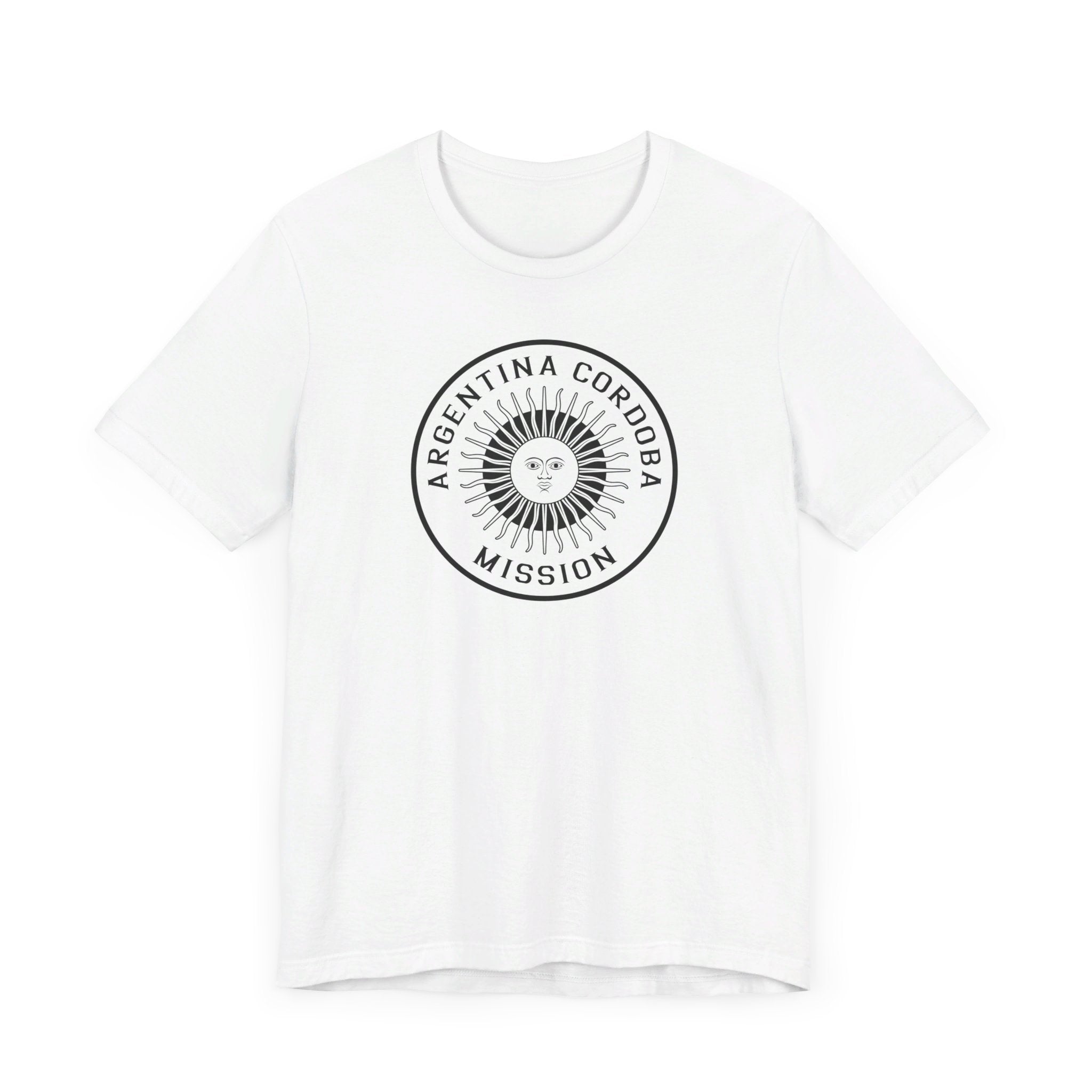Argentina Cordoba Mission Circular Monochrome Logo T-Shirt - Mission Wishlist - LDS Missionary Gift Store