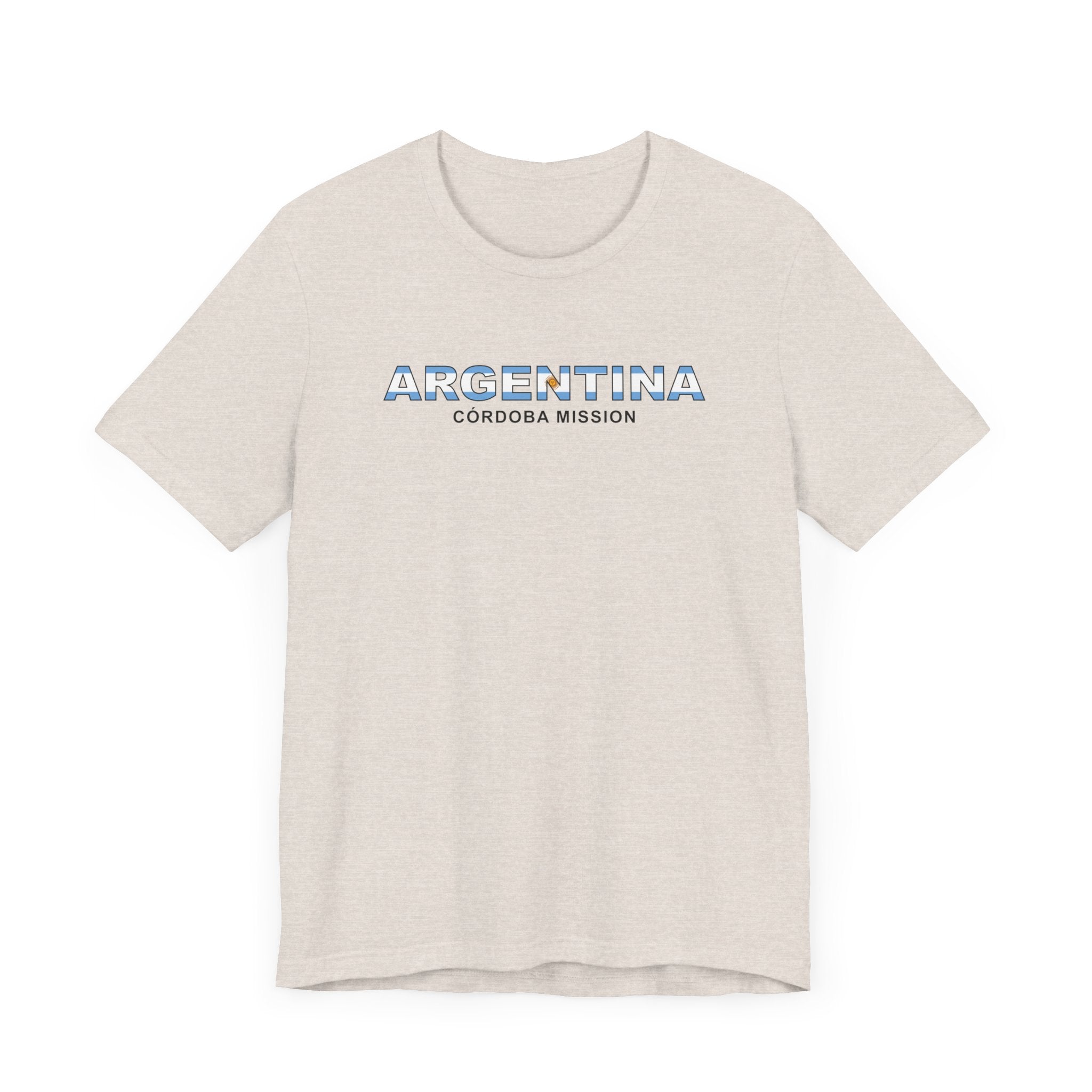 Argentina Cordoba Mission Flag Title T-shirt - Mission Wishlist - LDS Missionary Gift Store