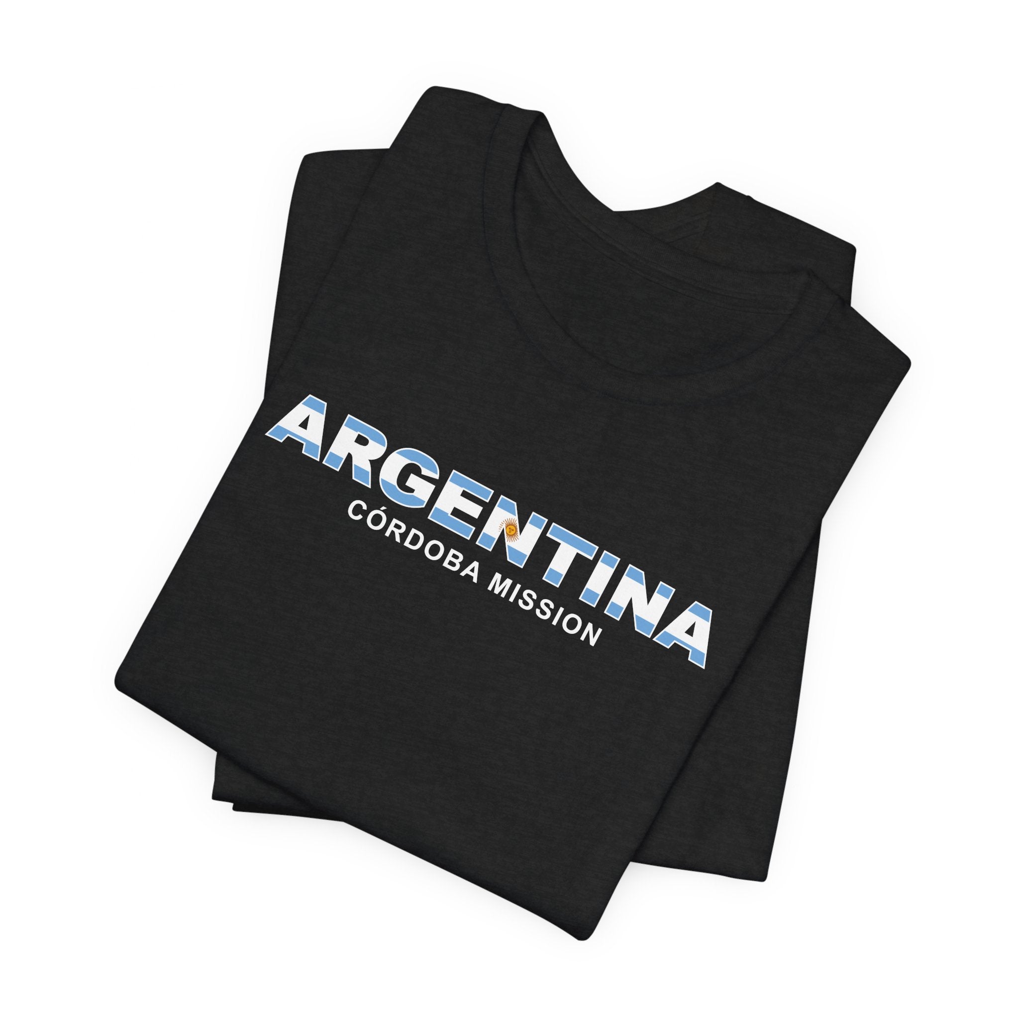 Argentina Cordoba Mission Flag Title T-shirt - Mission Wishlist - LDS Missionary Gift Store