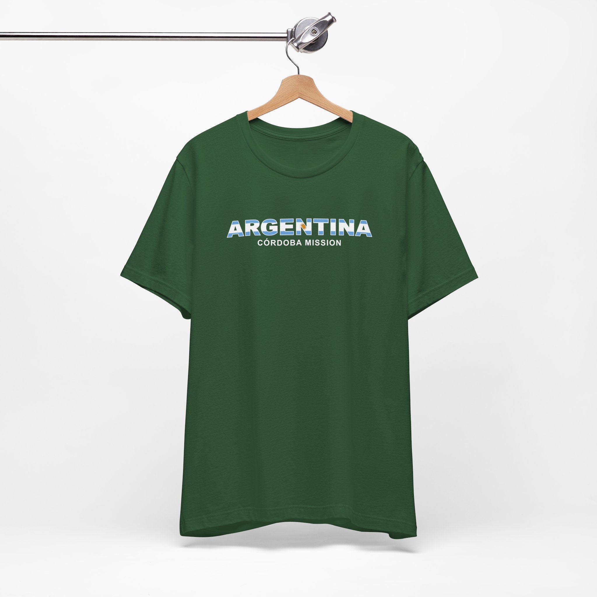 Argentina Cordoba Mission Flag Title T-shirt - Mission Wishlist - LDS Missionary Gift Store