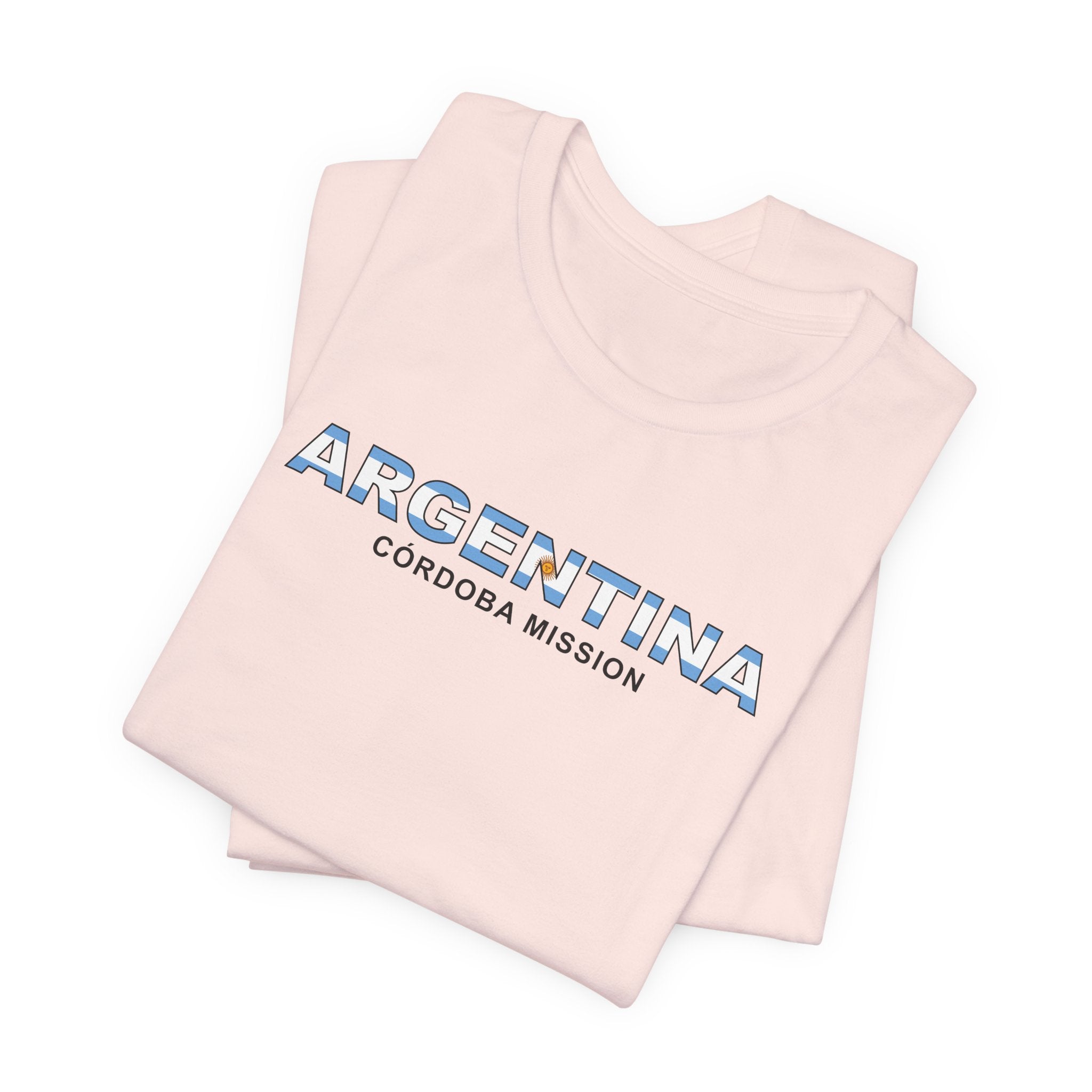 Argentina Cordoba Mission Flag Title T-shirt - Mission Wishlist - LDS Missionary Gift Store