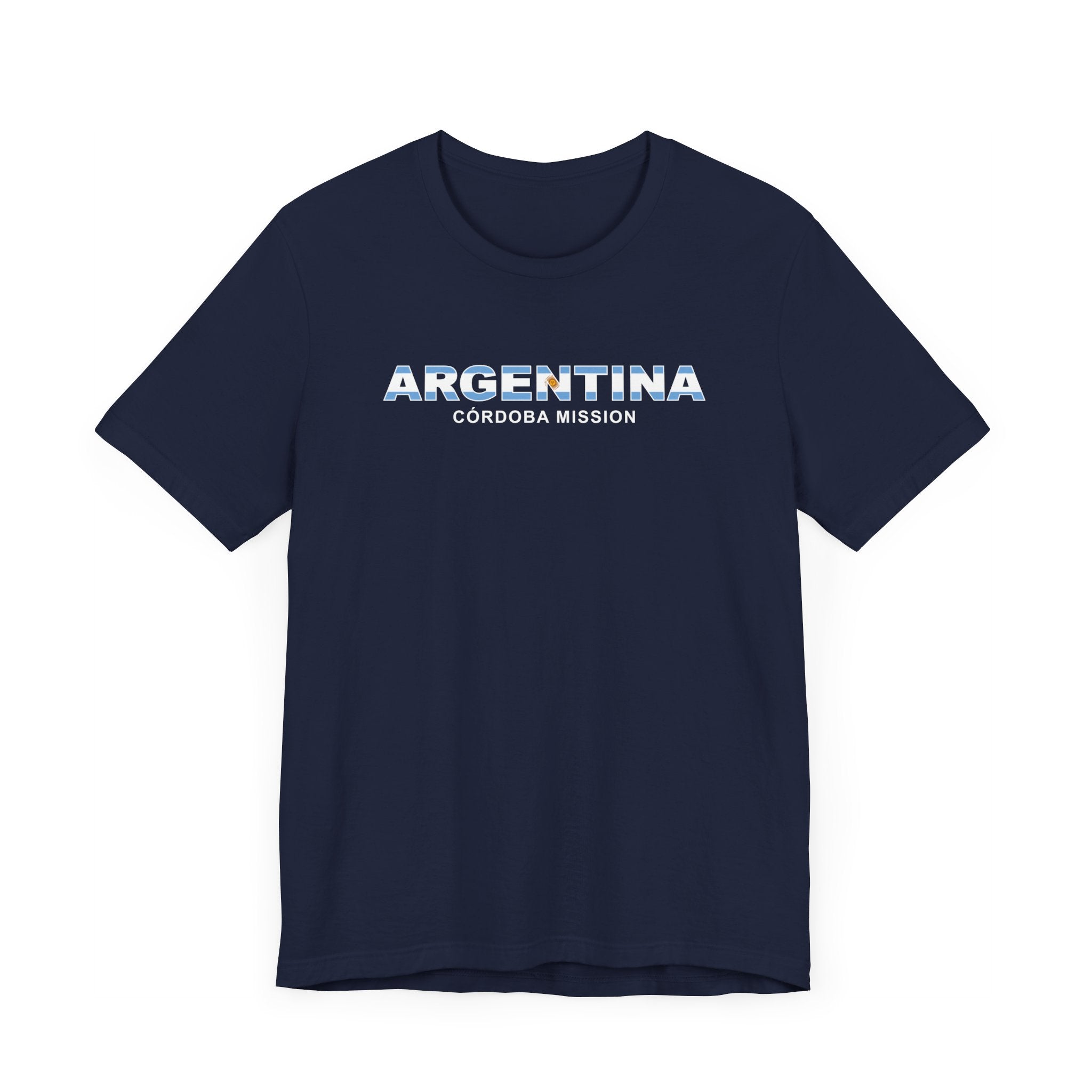 Argentina Cordoba Mission Flag Title T-shirt - Mission Wishlist - LDS Missionary Gift Store
