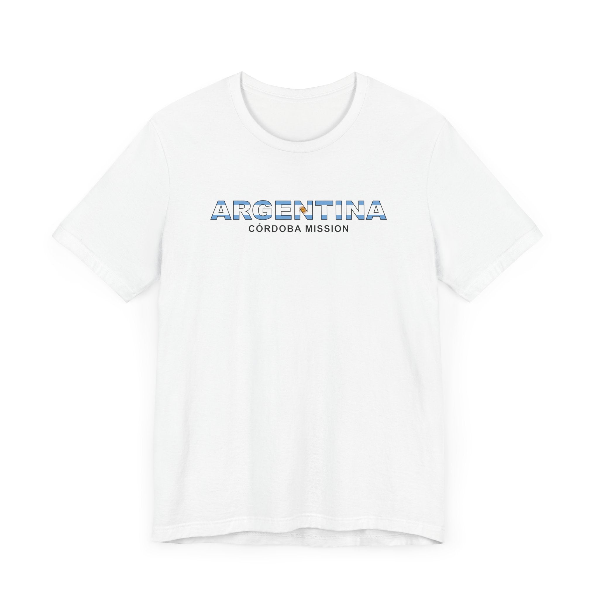 Argentina Cordoba Mission Flag Title T-shirt - Mission Wishlist - LDS Missionary Gift Store
