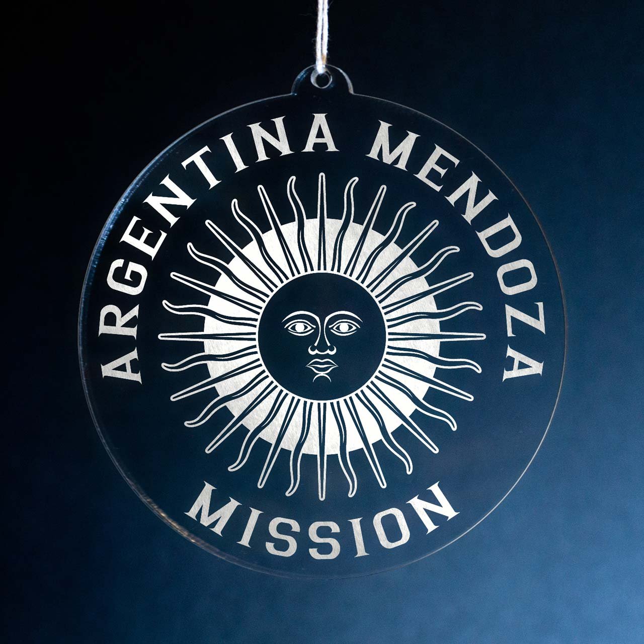 Argentina Mendoza Mission Christmas Ornament - Latter-Day Saint LDS Missionary Gift - Book of Mormon
