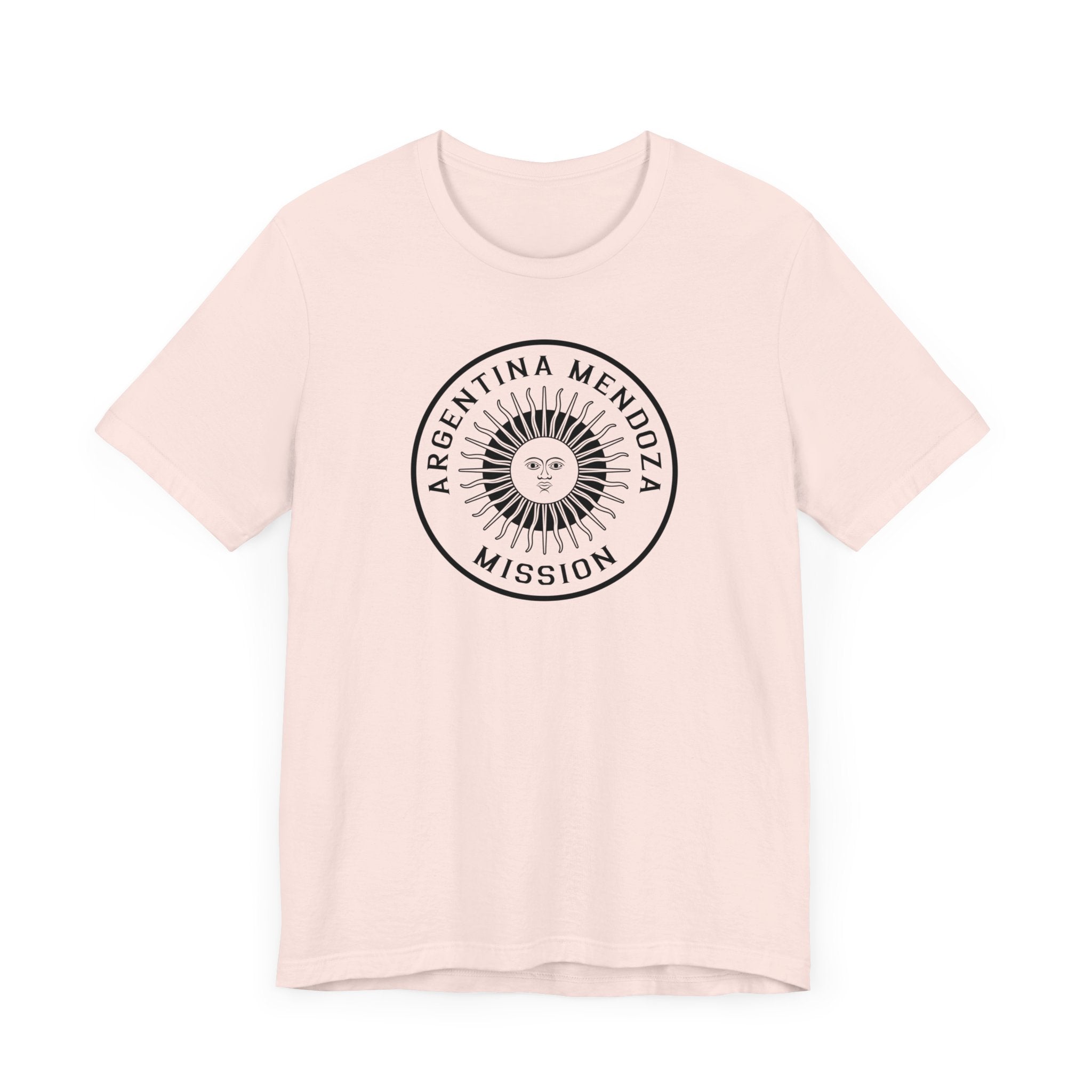 Argentina Mendoza Mission Circular Monochrome Logo T-Shirt - Mission Wishlist - LDS Missionary Gift Store