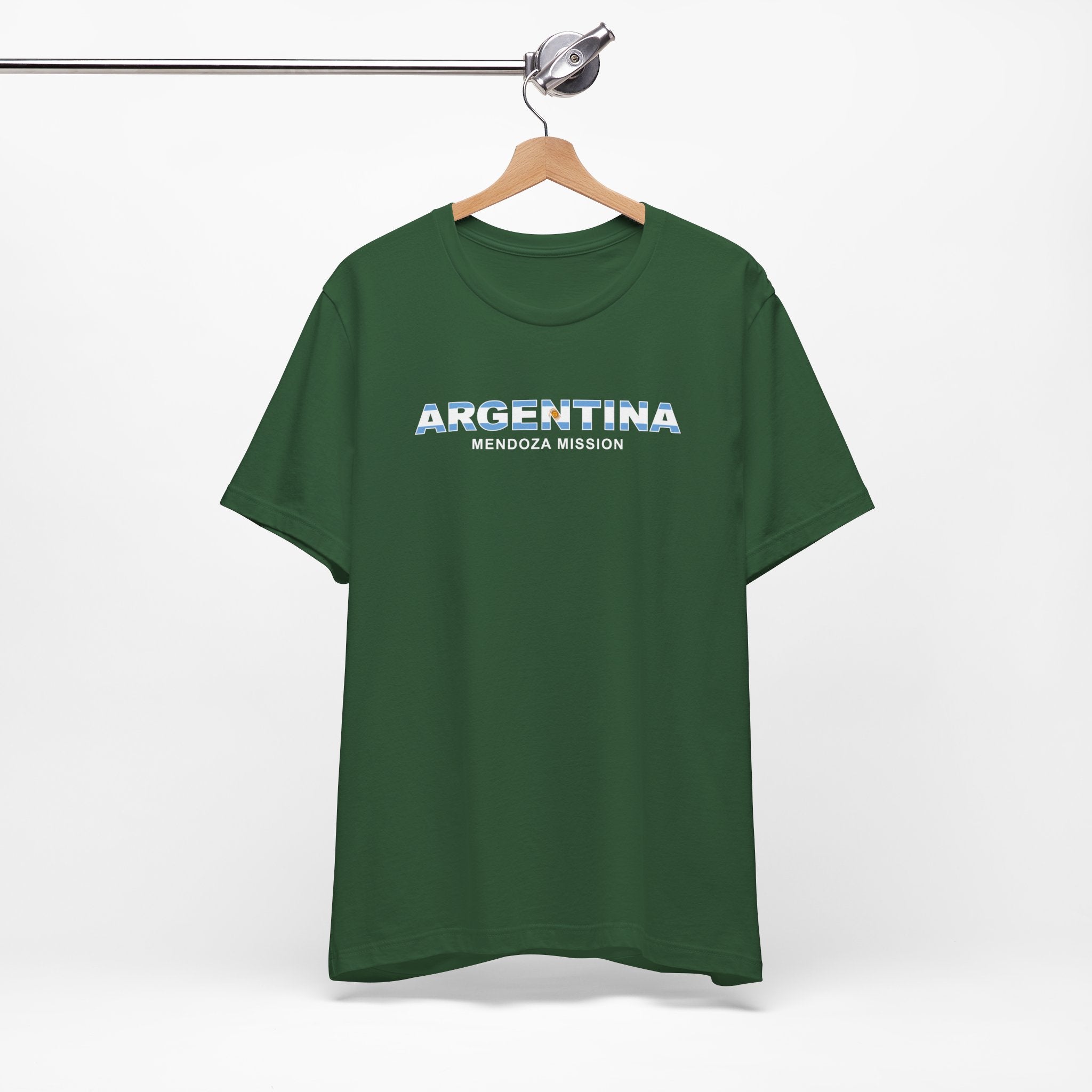 Argentina Mendoza Mission Flag Title T-shirt - Mission Wishlist - LDS Missionary Gift Store