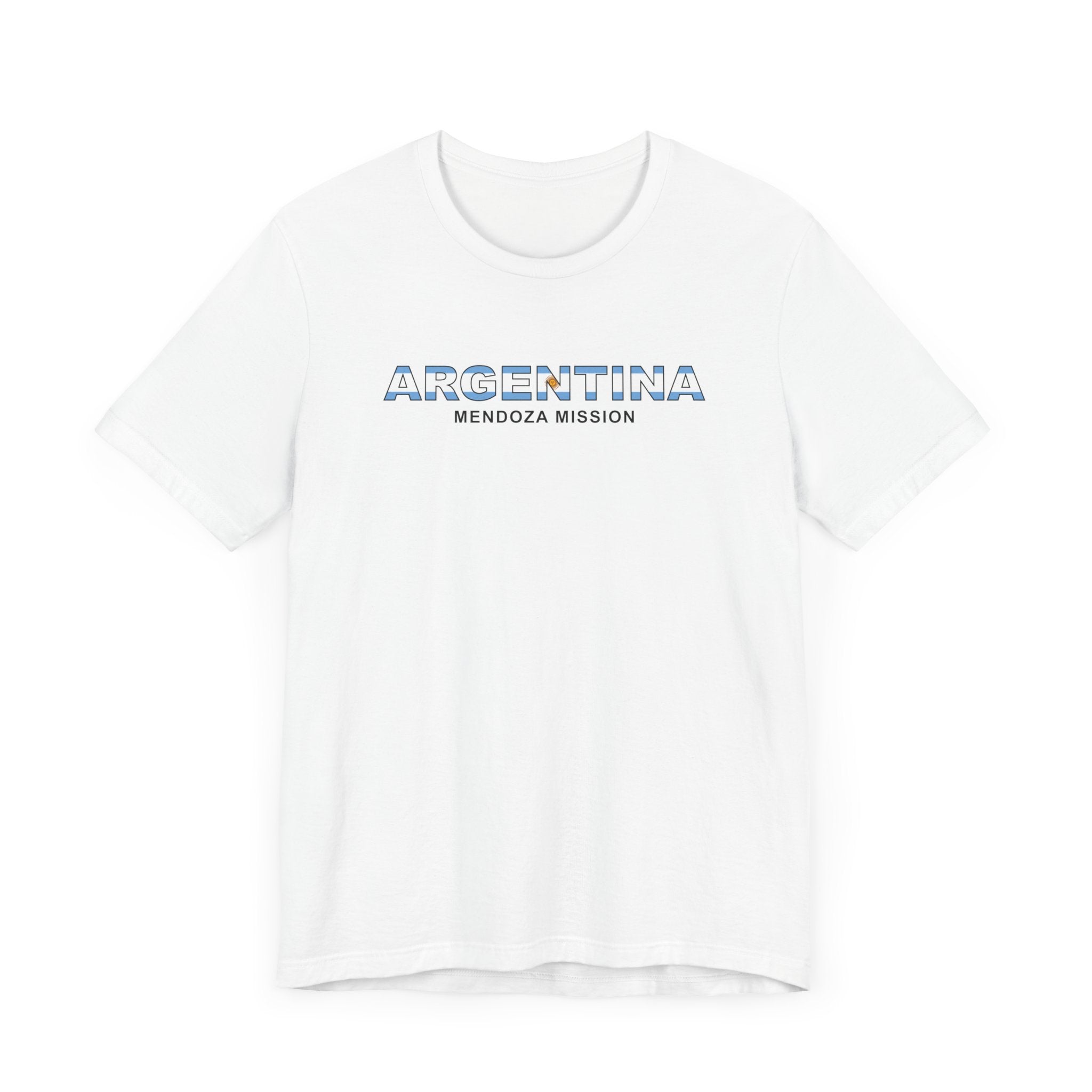 Argentina Mendoza Mission Flag Title T-shirt - Mission Wishlist - LDS Missionary Gift Store