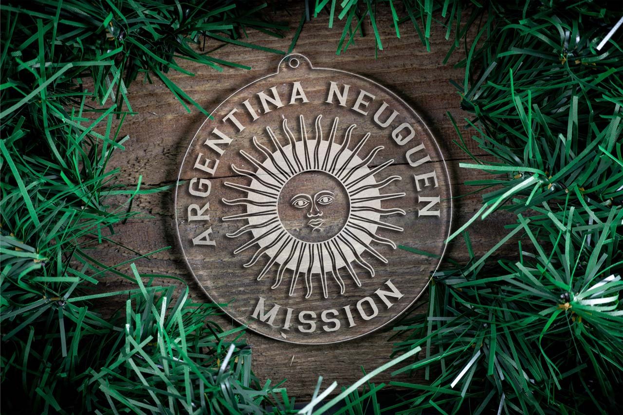 Argentina Neuquen Mission Christmas Ornament - Latter-Day Saint LDS Missionary Gift - Book of Mormon