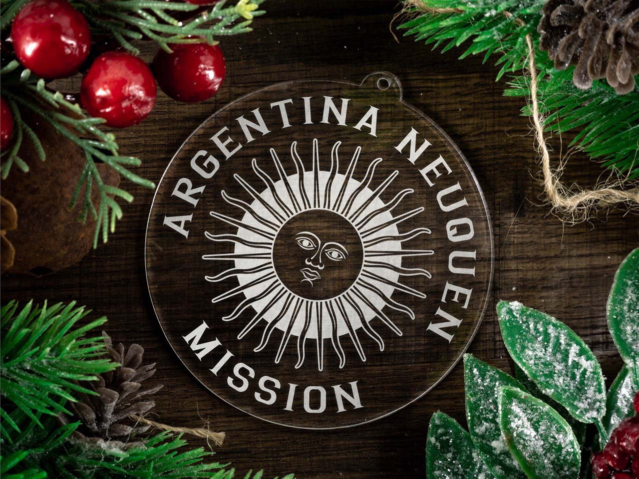 Argentina Neuquen Mission Christmas Ornament - Latter-Day Saint LDS Missionary Gift - Book of Mormon