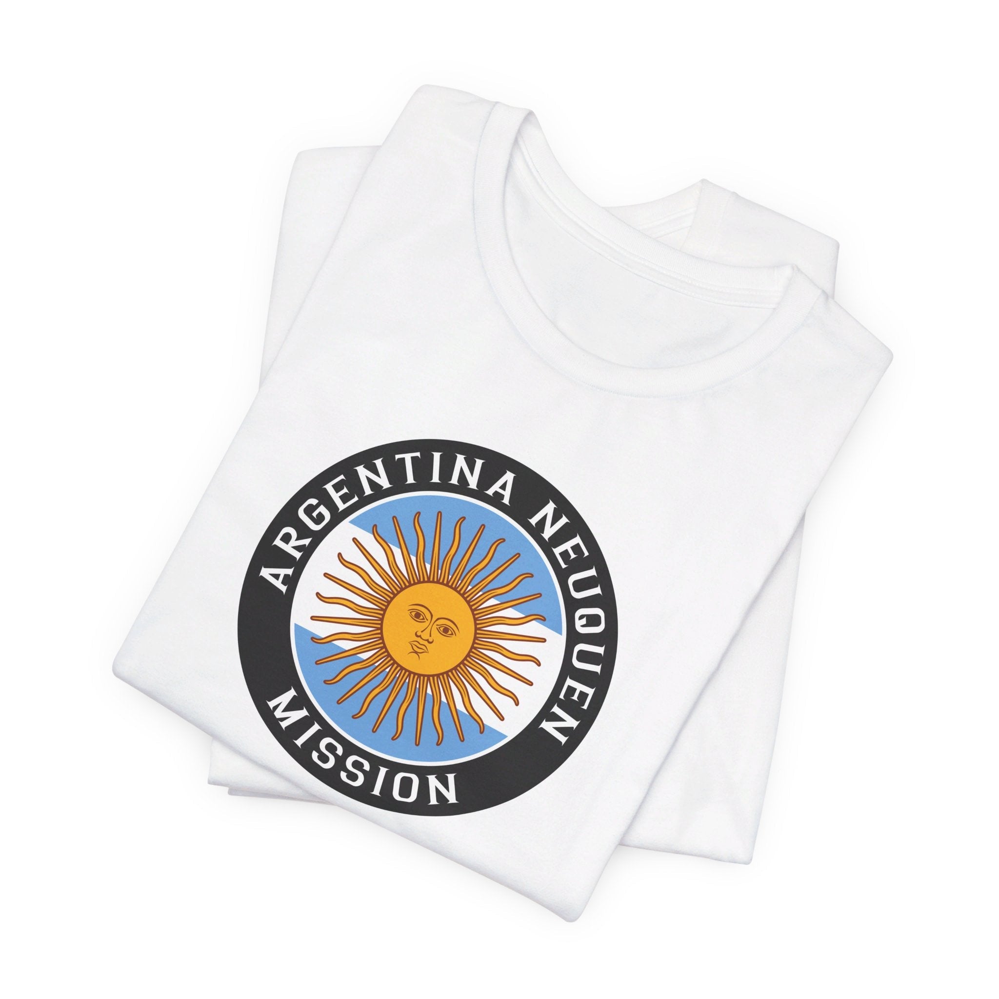 Argentina Neuquen Mission Circular Flag T-shirt - Mission Wishlist - LDS Missionary Gift Store