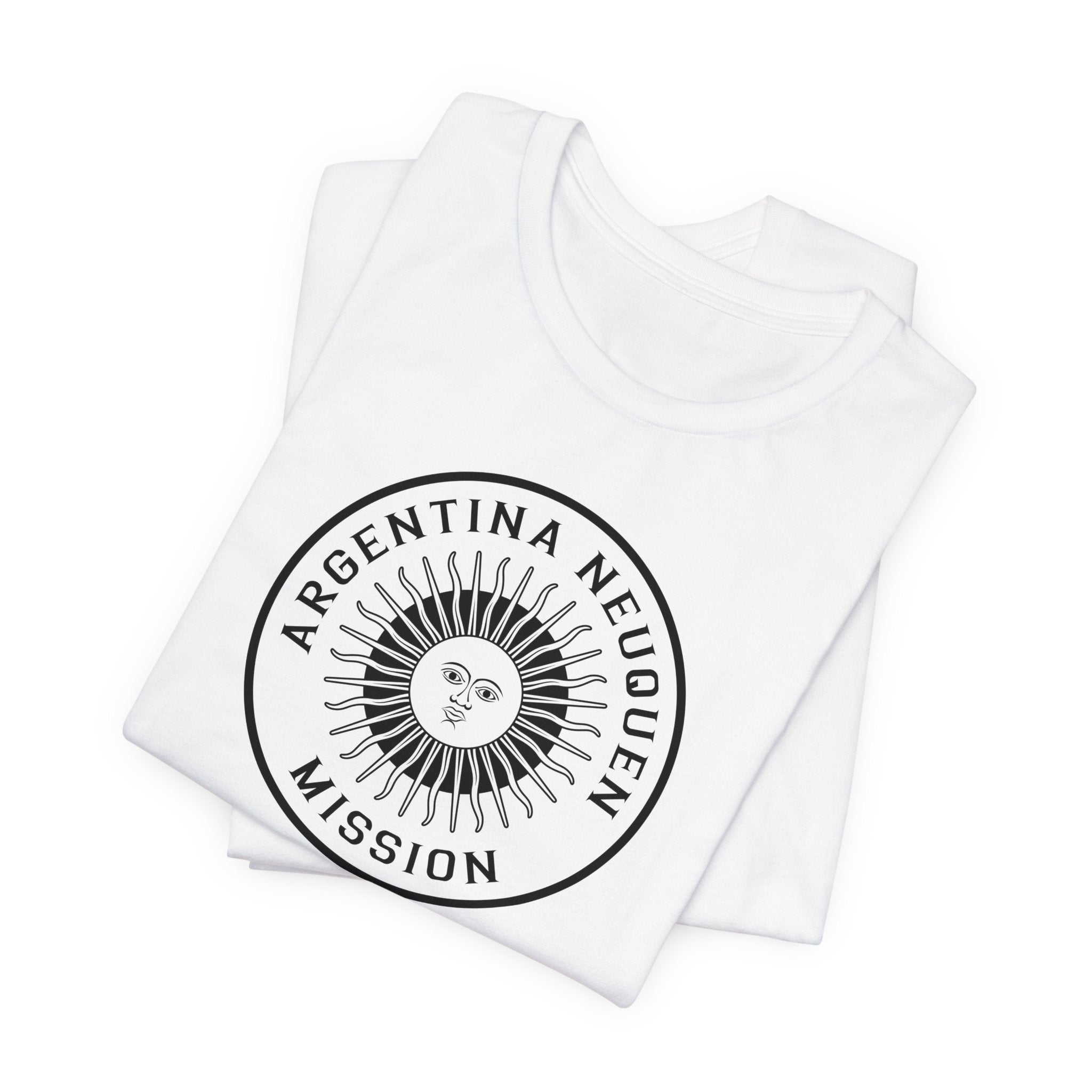 Argentina Neuquen Mission Circular Monochrome Logo T-Shirt - Mission Wishlist - LDS Missionary Gift Store