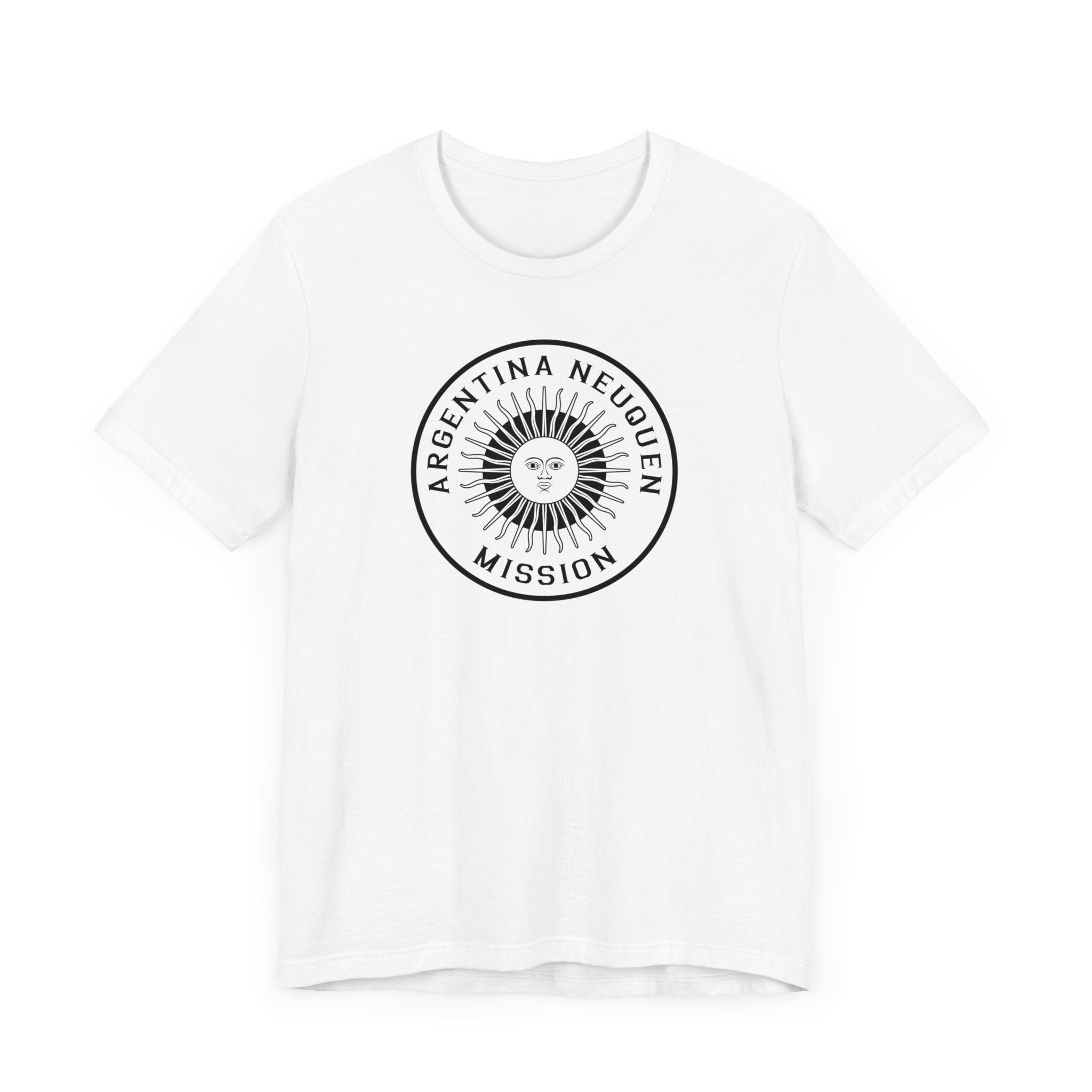 Argentina Neuquen Mission Circular Monochrome Logo T-Shirt - Mission Wishlist - LDS Missionary Gift Store