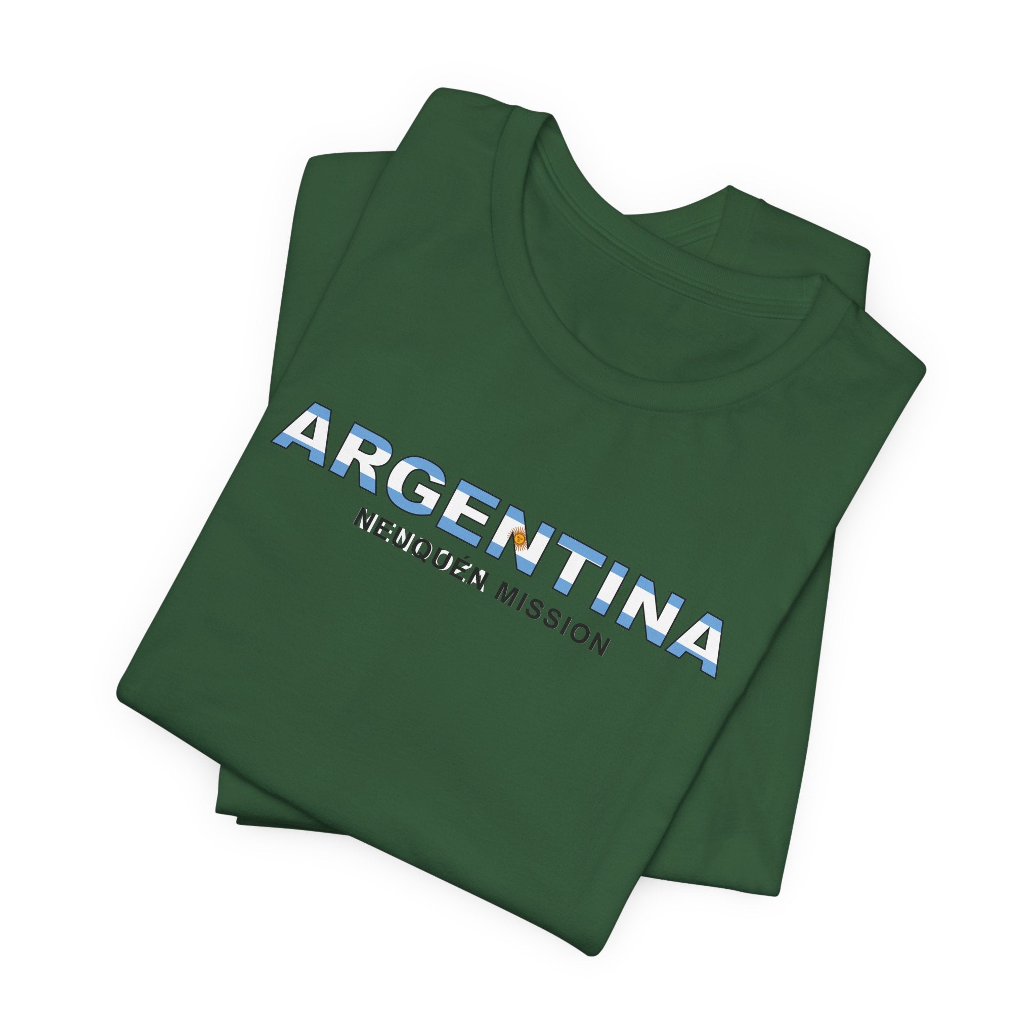 Argentina Neuquen Mission Flag Title T-shirt - Latter-Day Saint LDS Missionary Gift - Book of Mormon