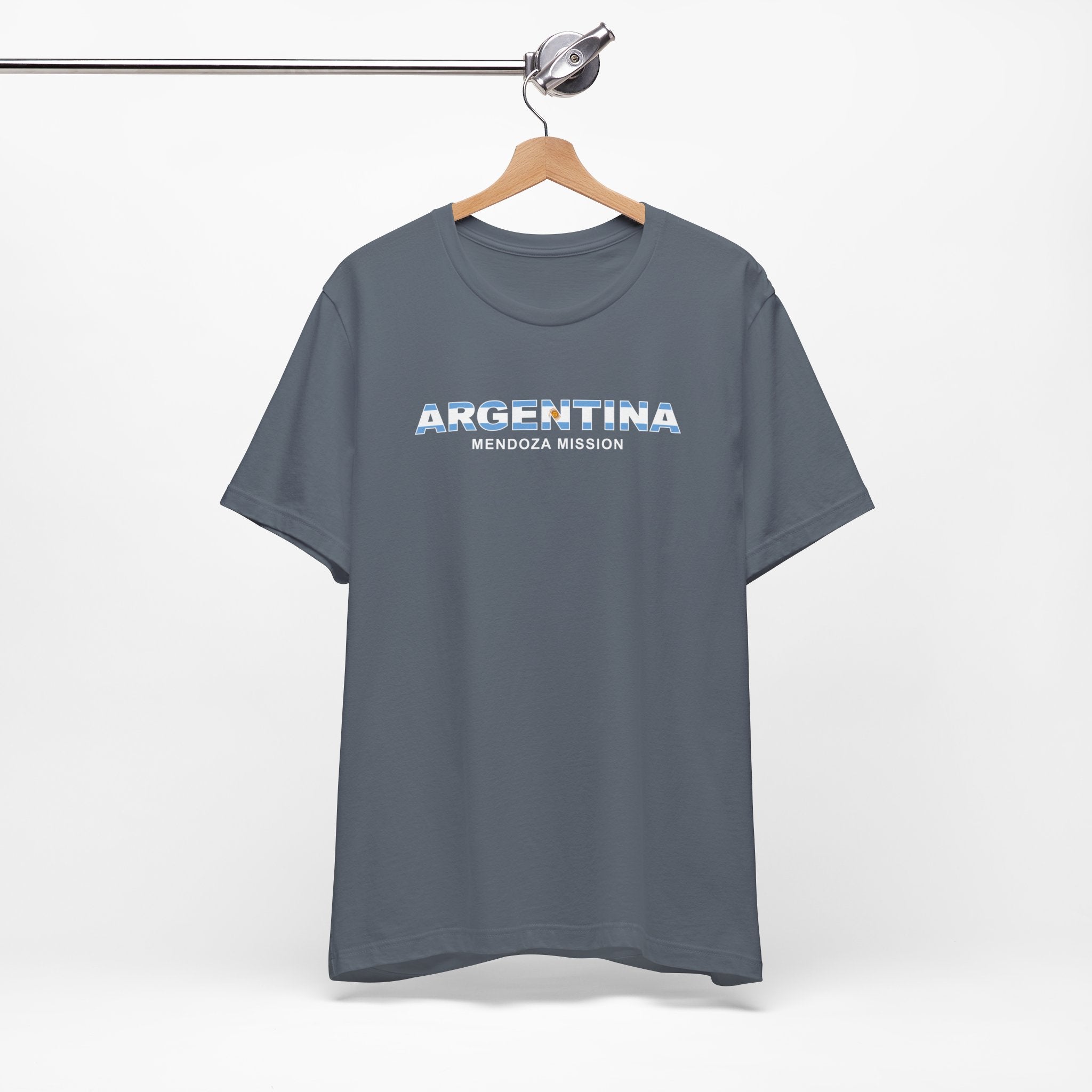 Argentina Neuquen Mission Flag Title T-shirt - Latter-Day Saint LDS Missionary Gift - Book of Mormon