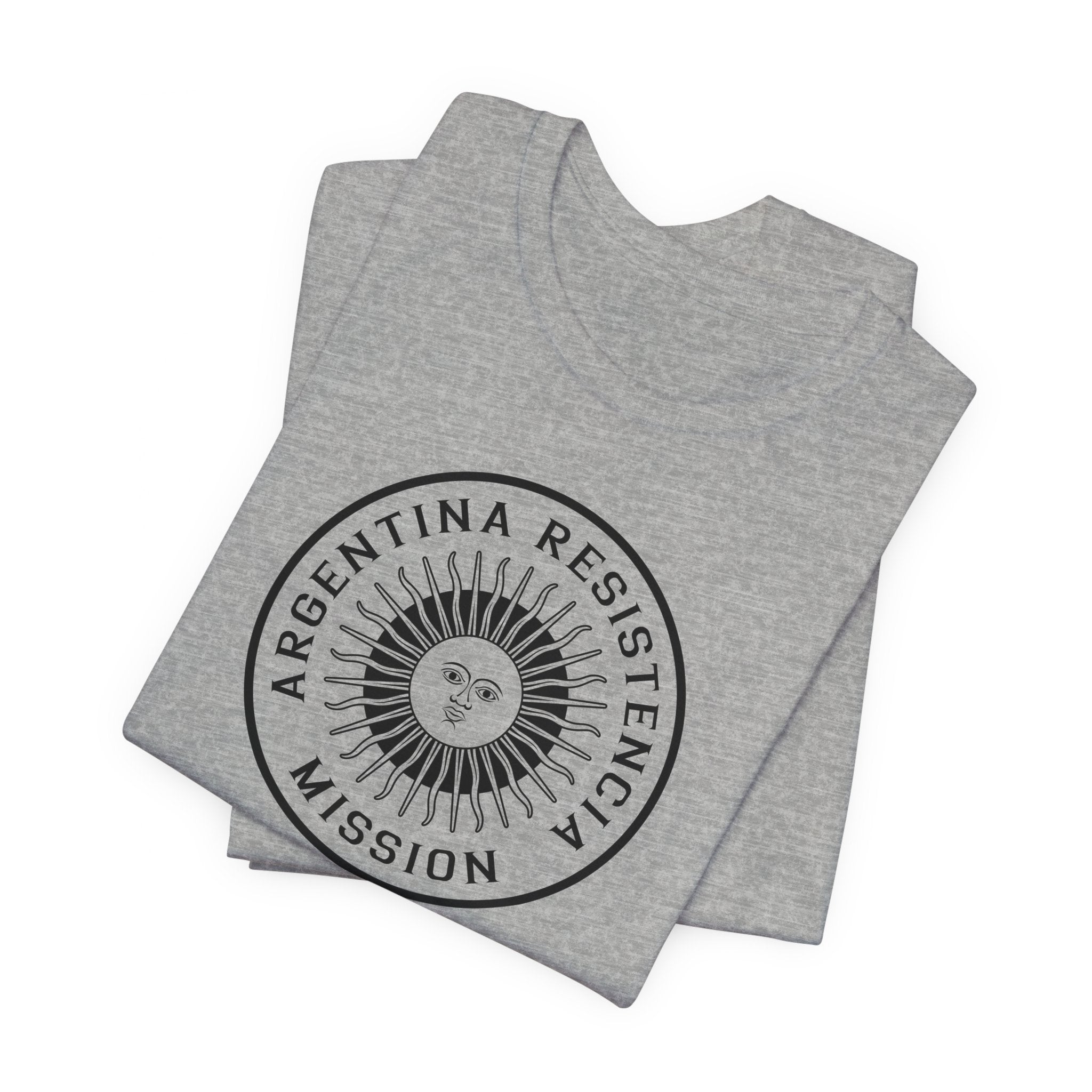 Argentina Resistencia Mission Circular Monochrome Logo T-Shirt - Mission Wishlist - LDS Missionary Gift Store