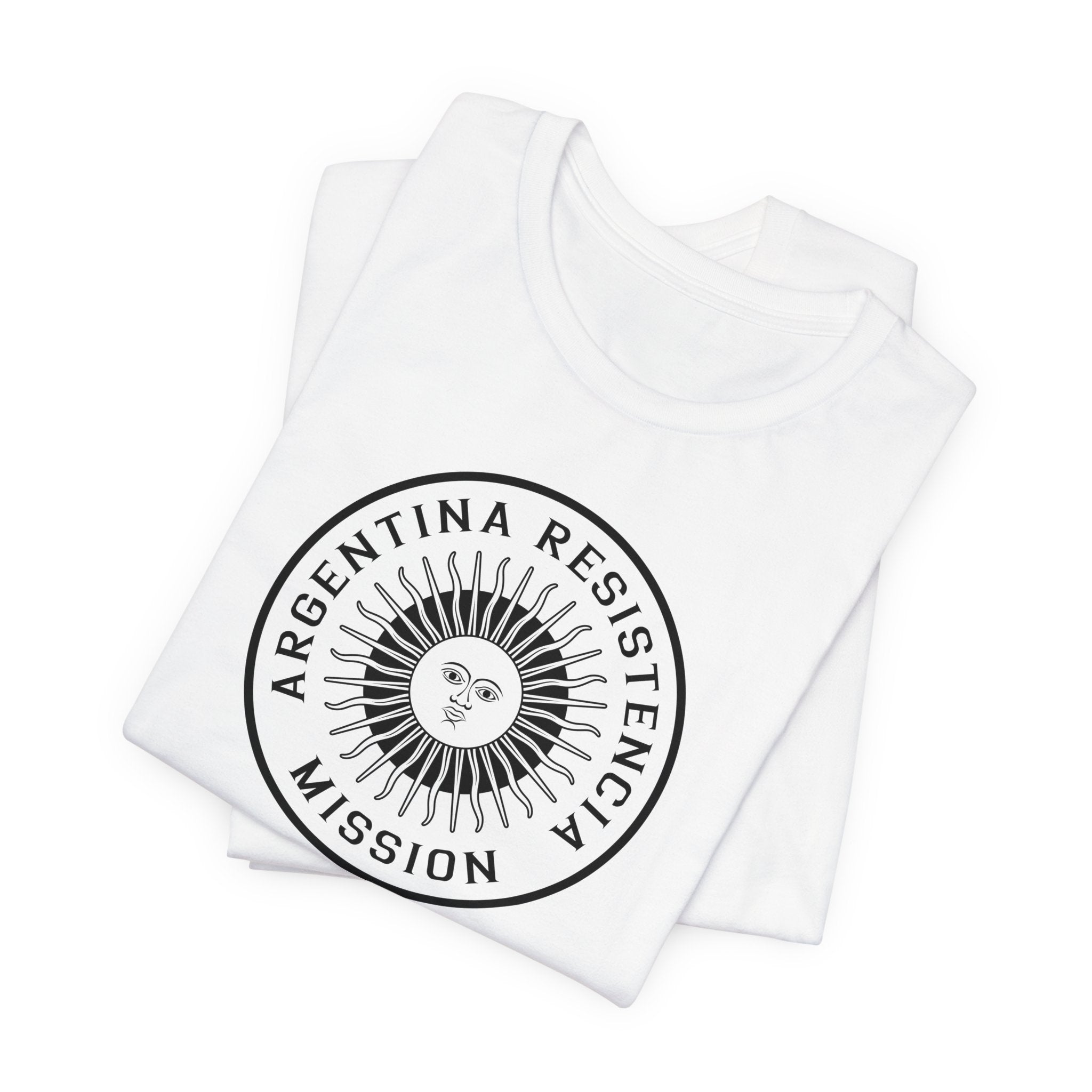 Argentina Resistencia Mission Circular Monochrome Logo T-Shirt - Mission Wishlist - LDS Missionary Gift Store