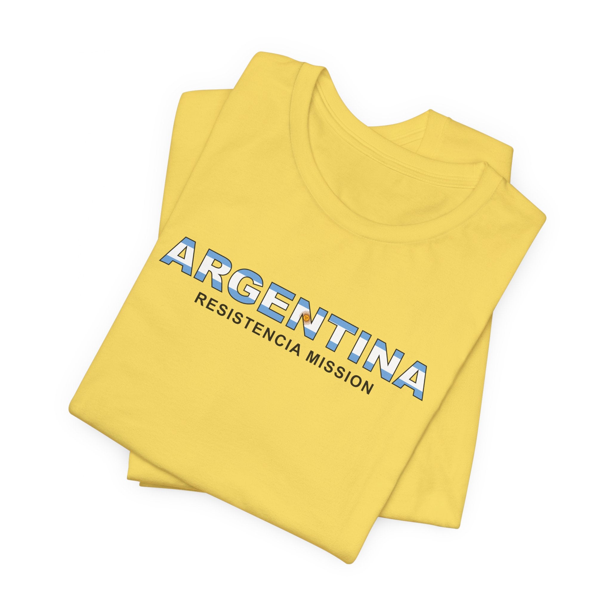 Argentina Resistencia Mission Flag Title T-shirt - Mission Wishlist - LDS Missionary Gift Store